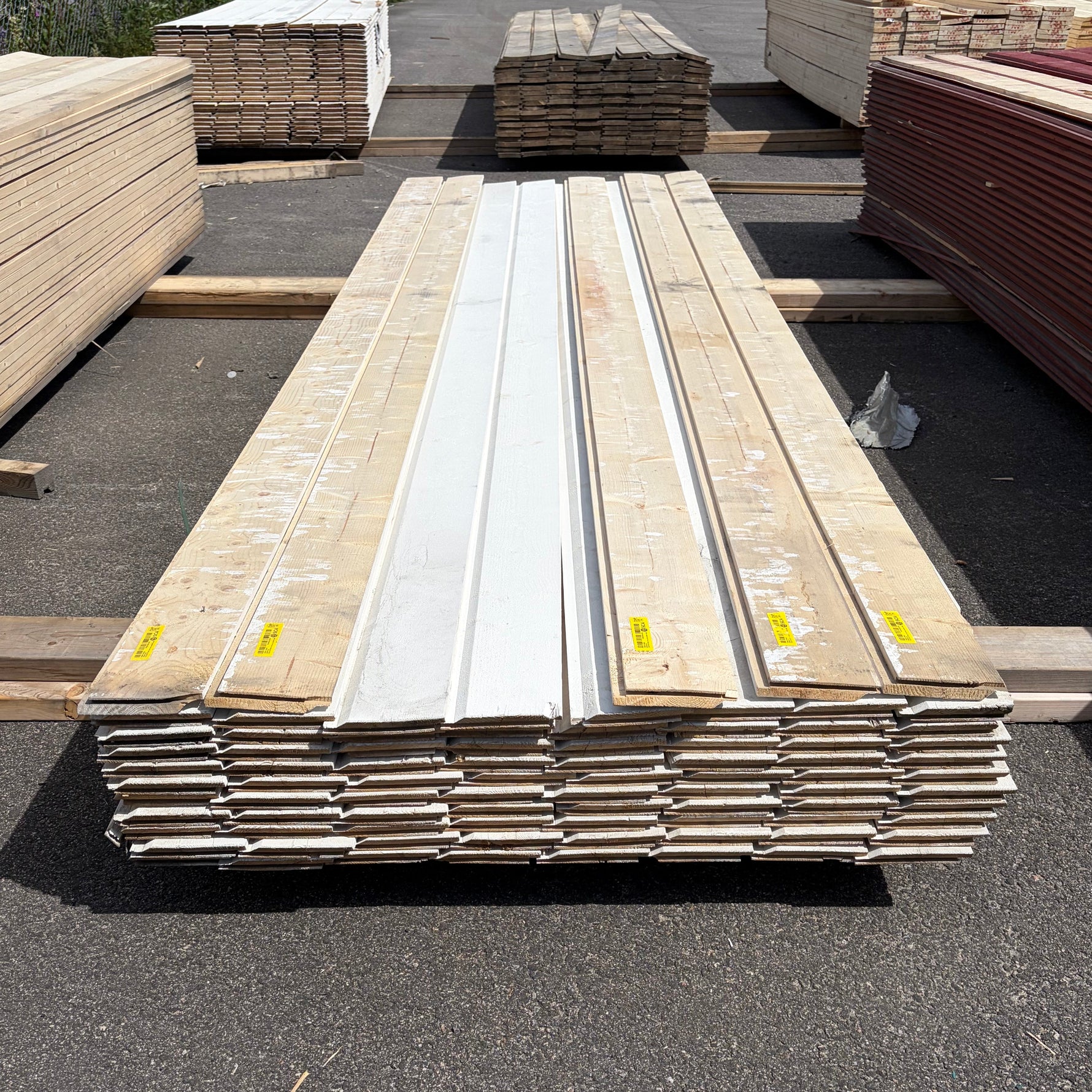 Paket Ytterpanel Enkelfas Fals Ändspont 22x145mm, 85st 3.60m