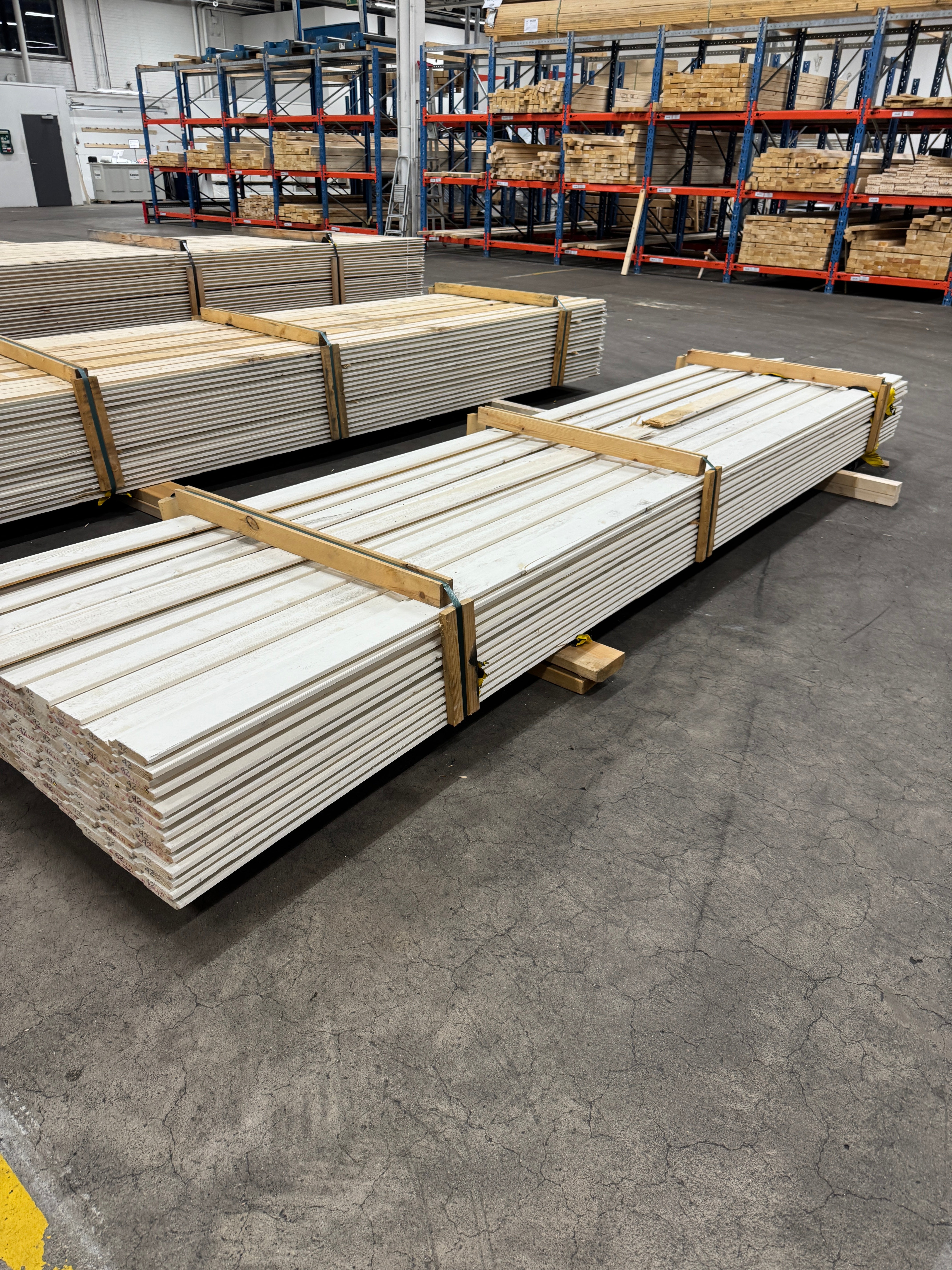Paket Ytterpanel 22x120mm Vit – 111 st 4,20 m