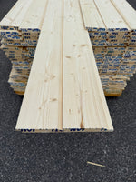 Paket Ytterpanel Enkelfas Halvspont 22x145mm 3.90m Gran 175st