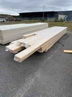 Parti Massivt Furugolv Borstad Ljusgrå Ekonomi 25x160 mm – 63,54 m²
