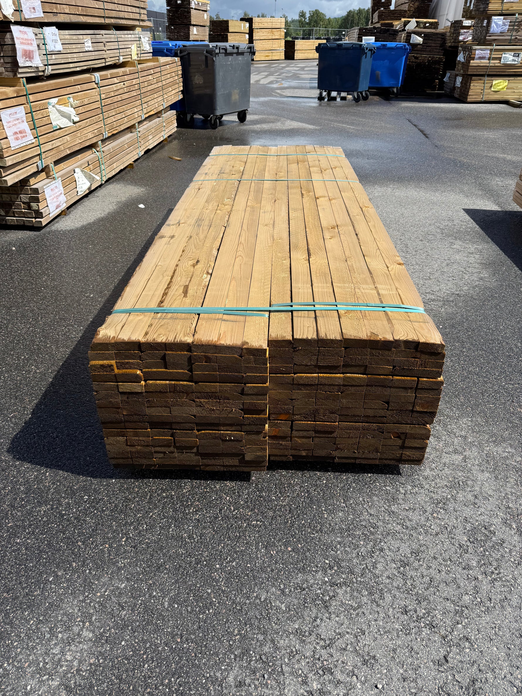 Tryckimpregnerad Staketribba 28x70mm, 3.0m (Säljs per styck)