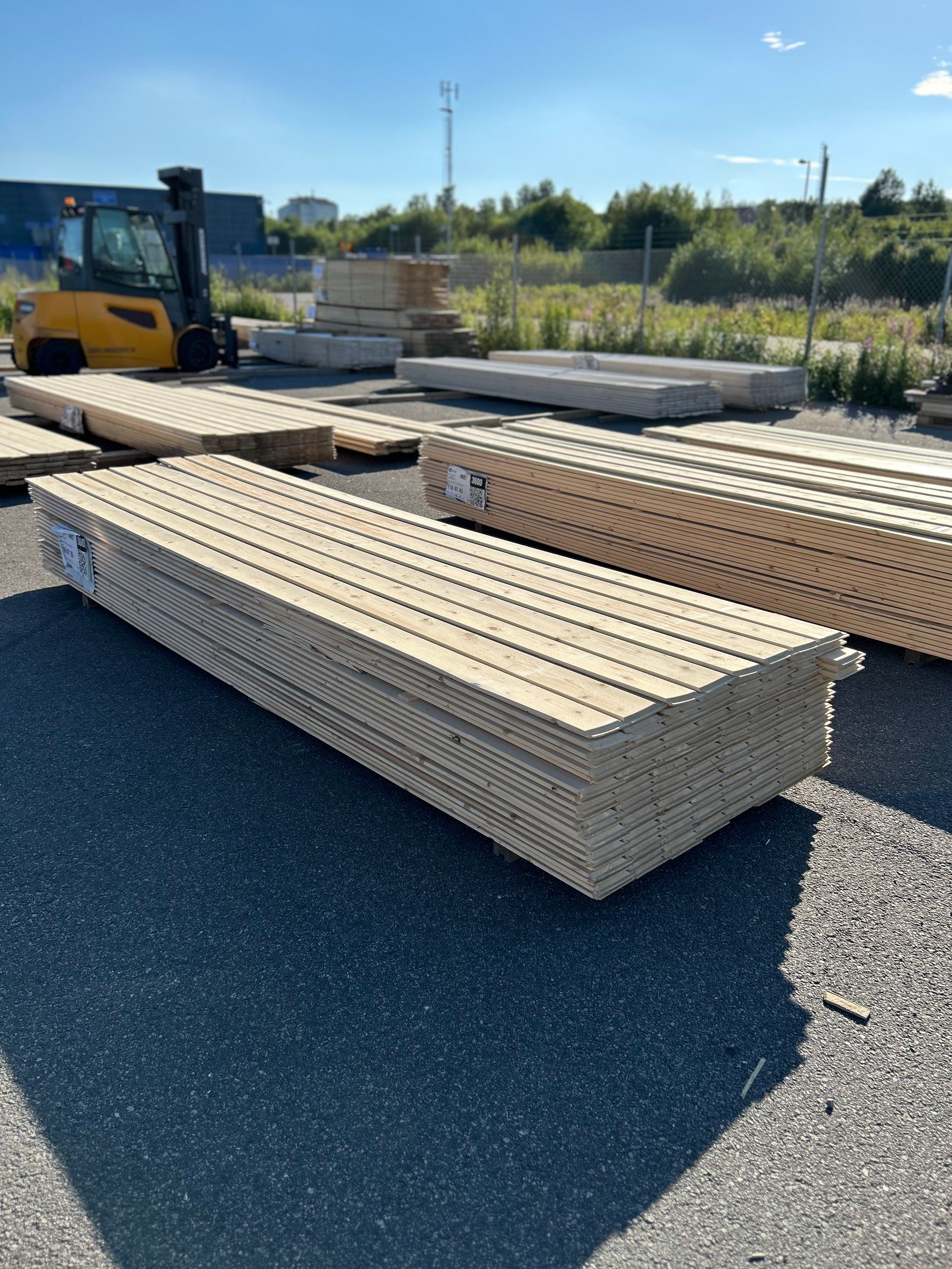 Paket Ytterpanel Enkelfas Fals Ändspont 22x145mm, 160st 3.60m