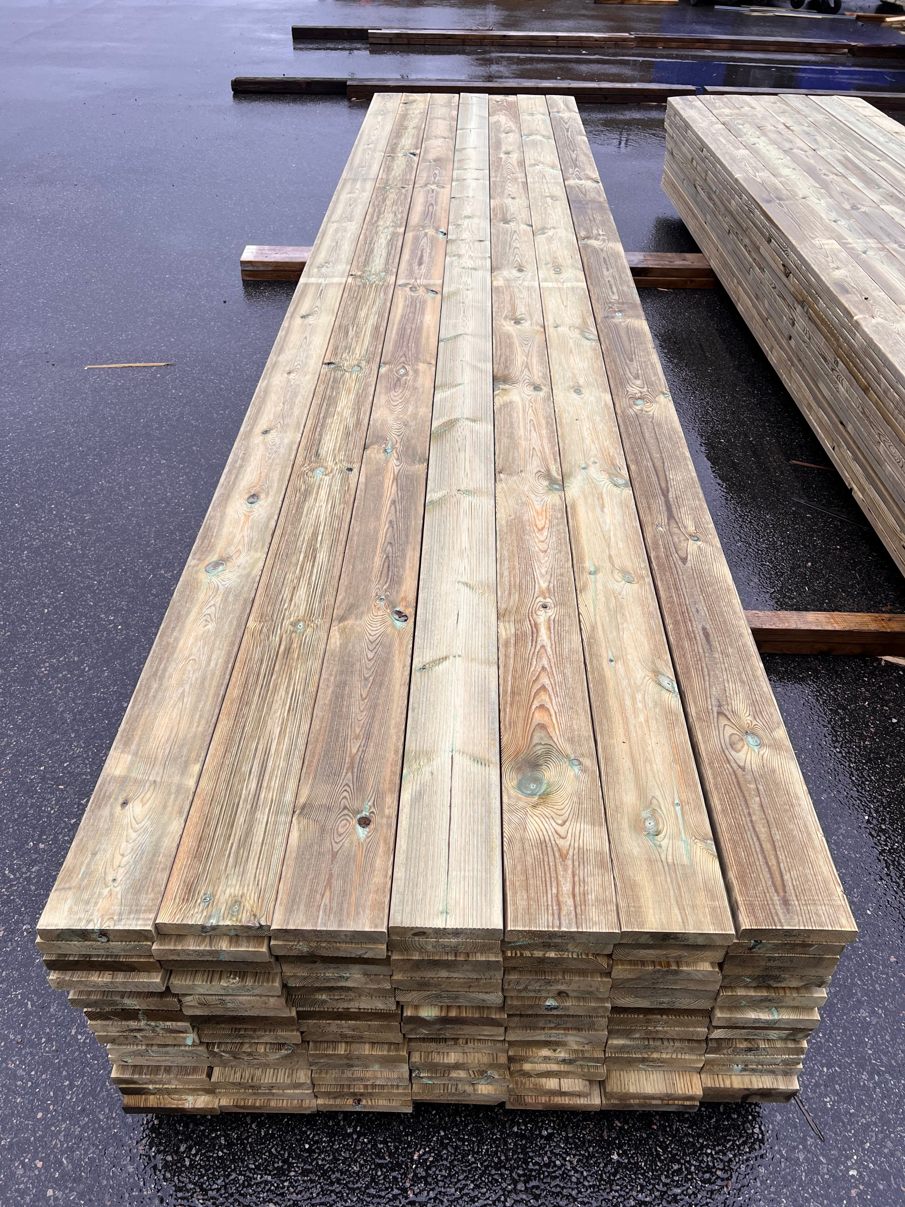 Paket Trall Rillad 28x145mm – 105 st 4.80m Tryckimpregnerad B-sort