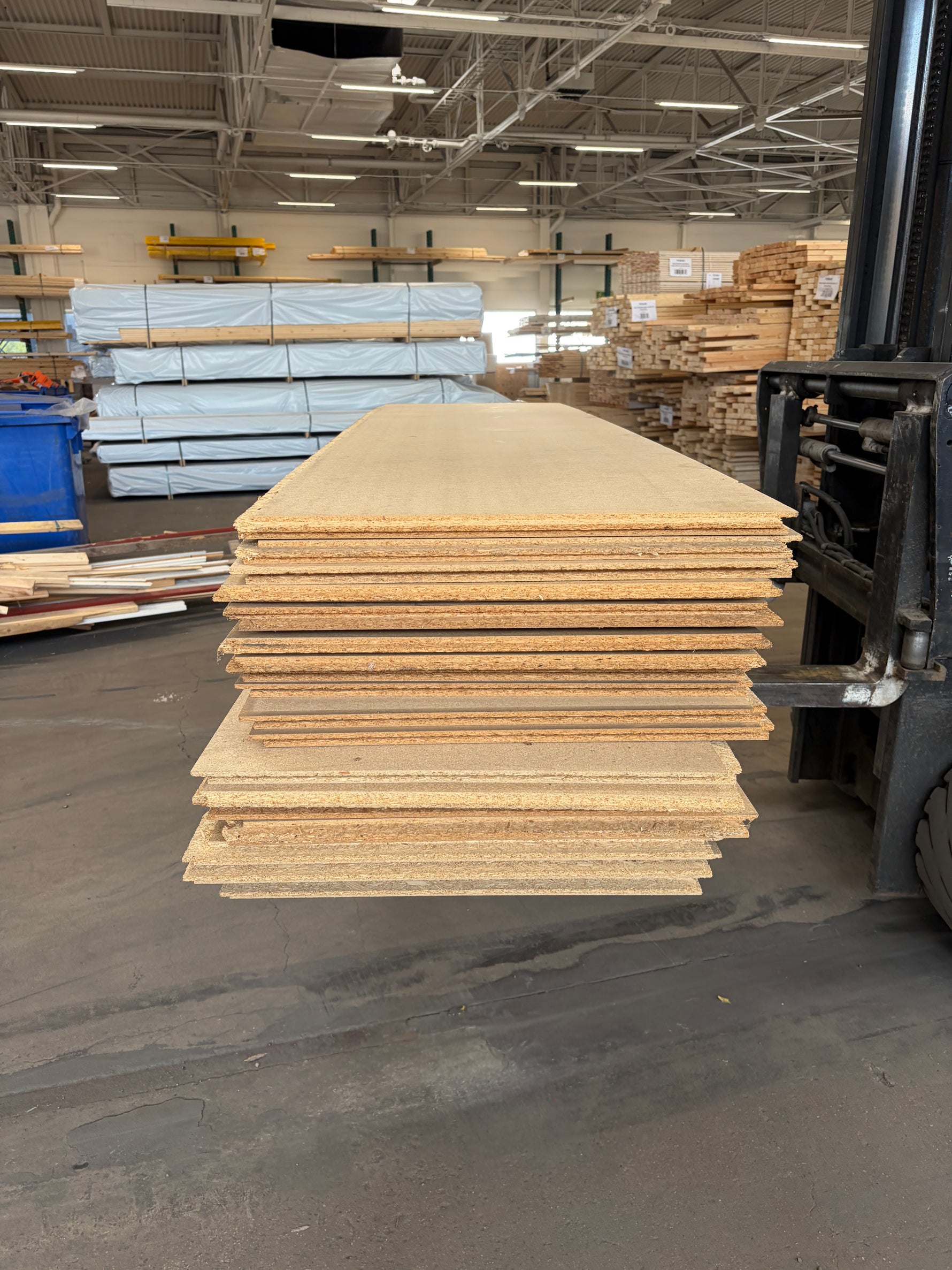 Parti Golvspånskivor 22x620x2420mm, Utsorterade – 24st