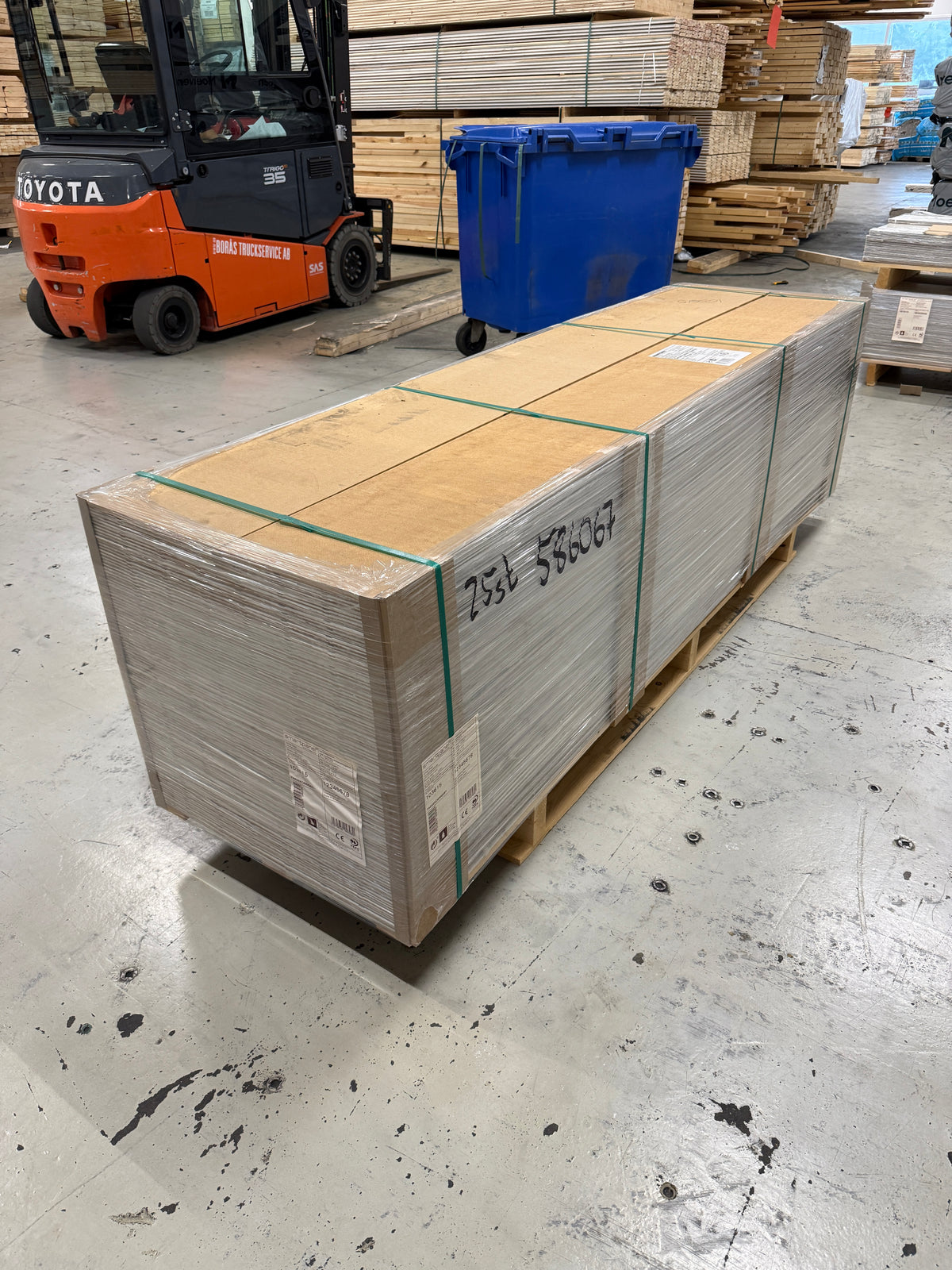 Parti Smartpanel Dekorplate Skygge Vit – 100st skivor, 148,18 m²