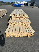 Parti Finsågade Brädor 22x70 mm – 3,60–4,80 m (Andra sortering)