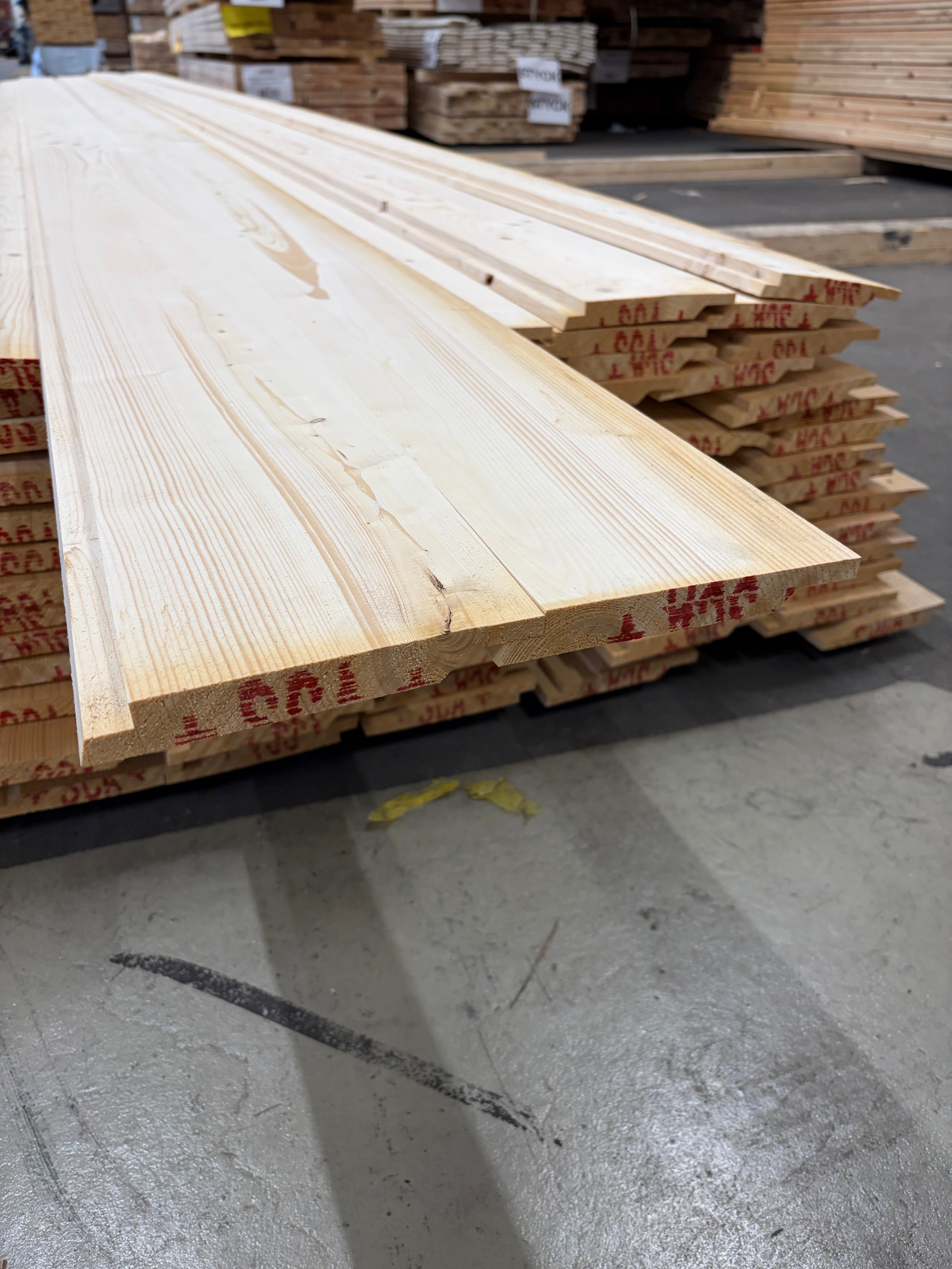 Paket Ytterpanel 21×160 – 88 st (5.40 m) Obehandlad