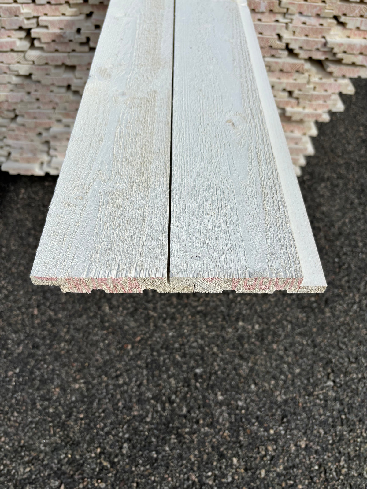 Paket Uppsalapanel 21x115mm 4.80m 198st Grundmålad