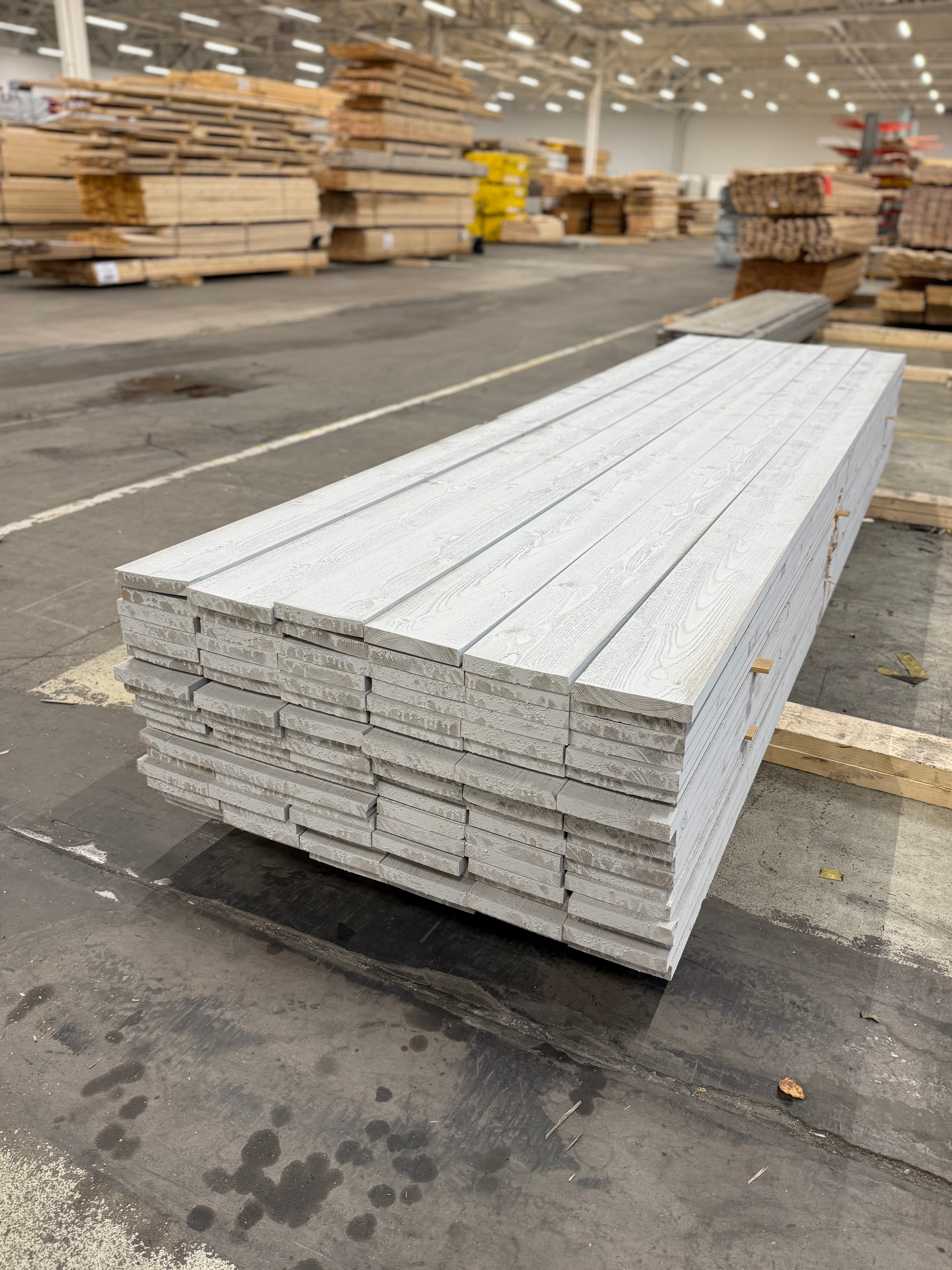 Paket Finsågad Panel 28x170 mm – 108 st (3,90 m, Målad NCS S 3000-N)