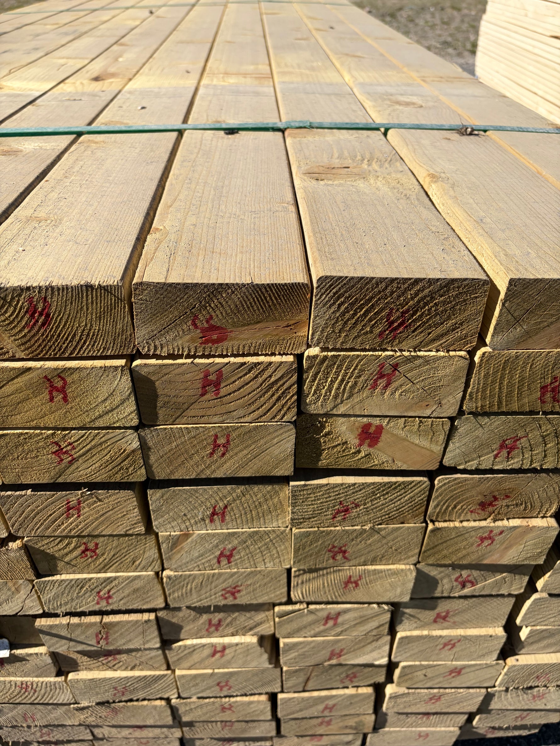 Paket Tryckimpregnerade Reglar 45x95mm 3,60m 132st