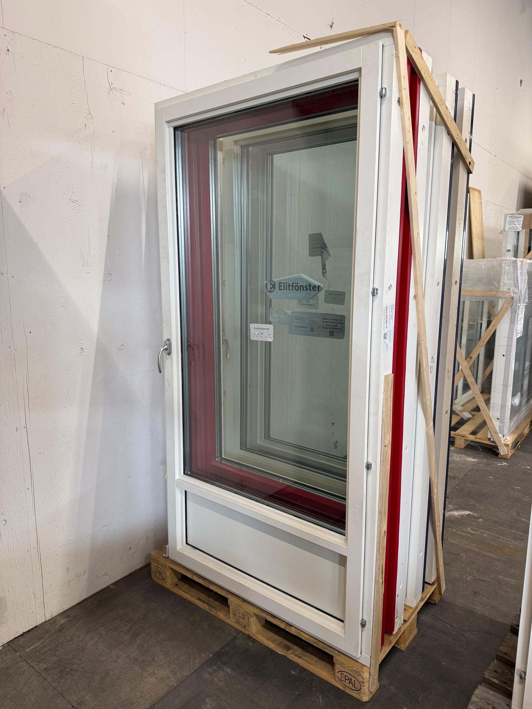 Inåtgående altandörr Vänsterhängd, Trä/Aluminium – 1080 × 2080 mm- Blå