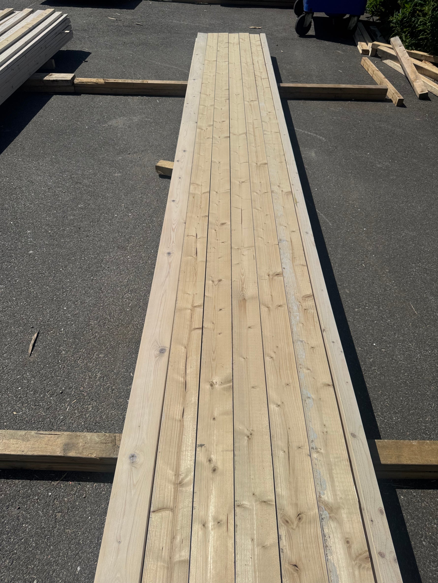 Paket Hyvlat Virke 45x95 mm, 13 st 4,80 m Vitlaserat