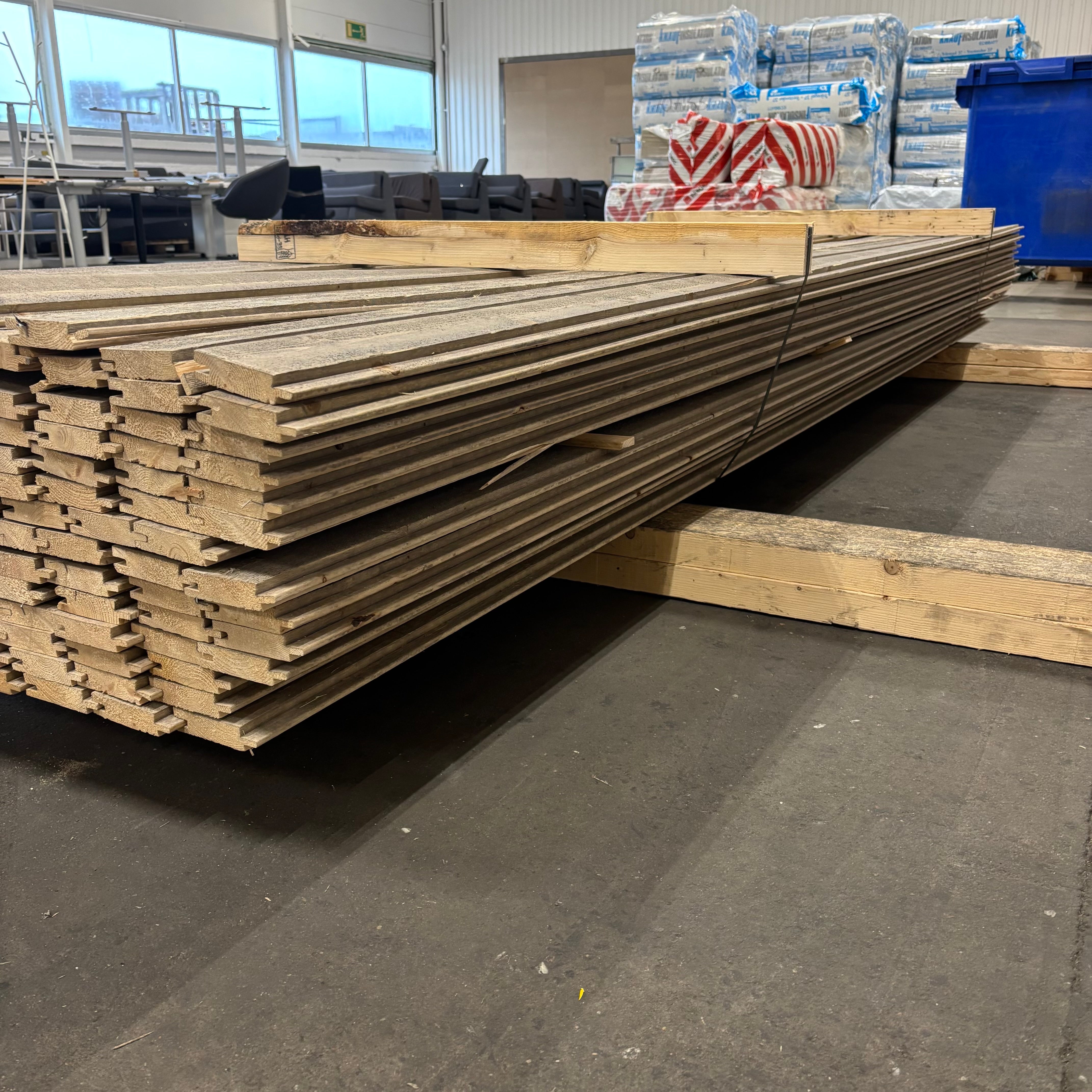 Paket Spårpanel 22x95 – 146 st (3,60 m, gran, lasyr)