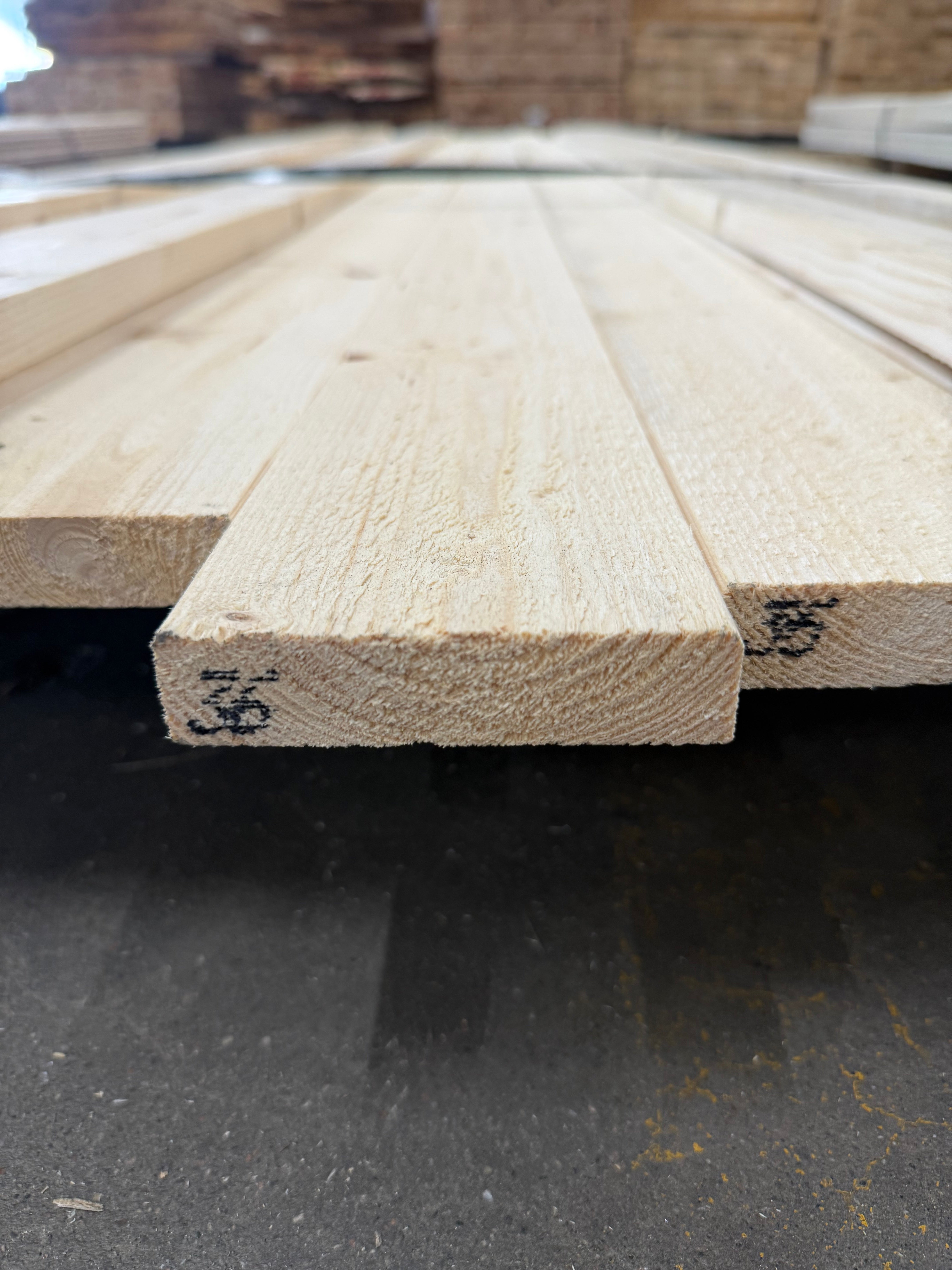 Paket Råplan 22x95mm 16st 3.60m