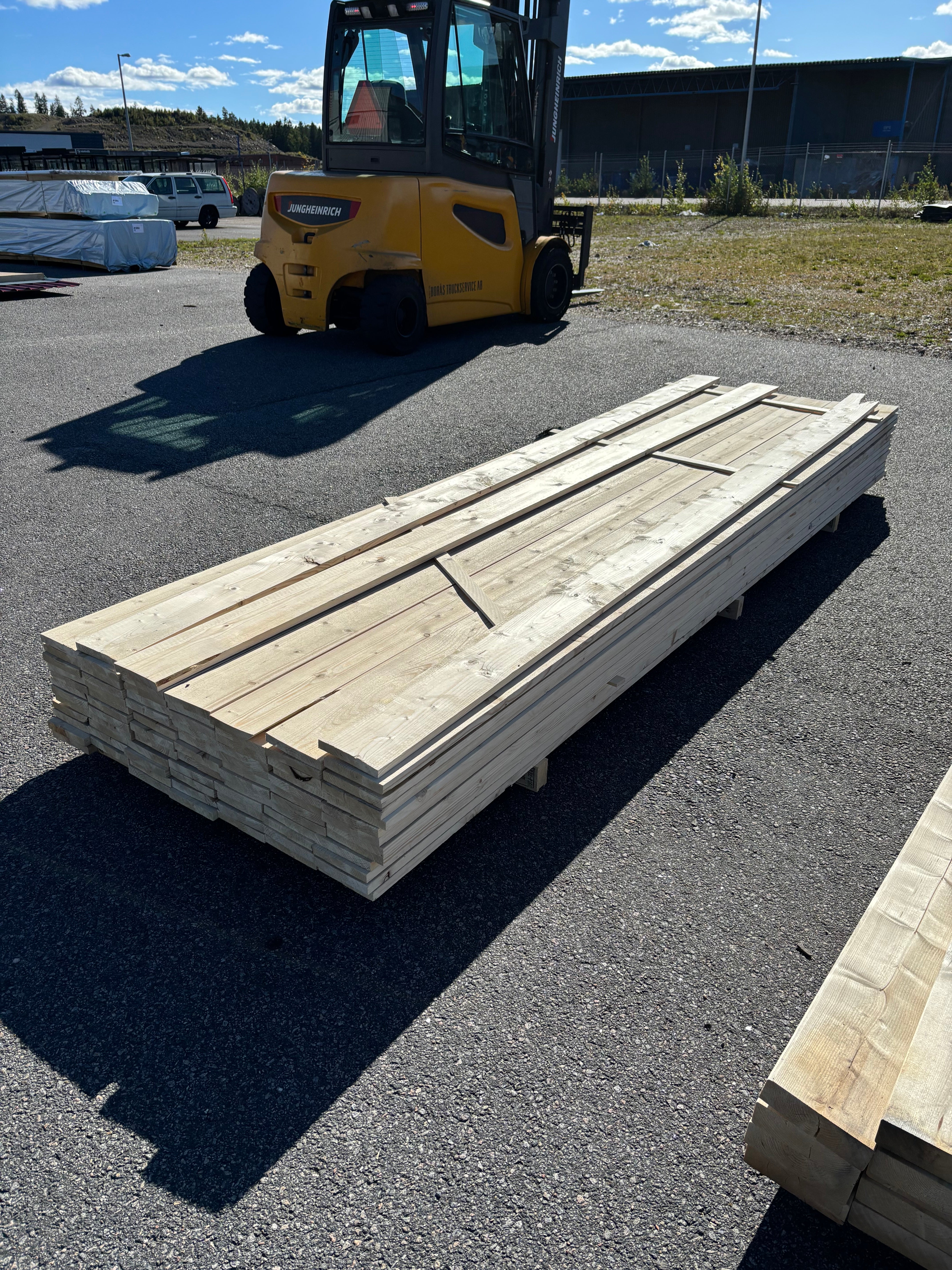 Paket Finsågade Brädor 22x145mm 3,60m 87st (Andra Sortering)