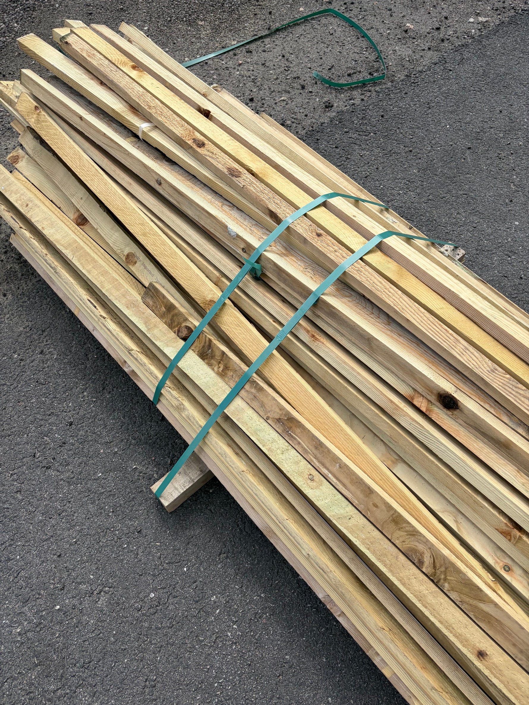 Paket Tryckimpregnerad Läkt 25x36/25x48mm, 3,6–4,2m