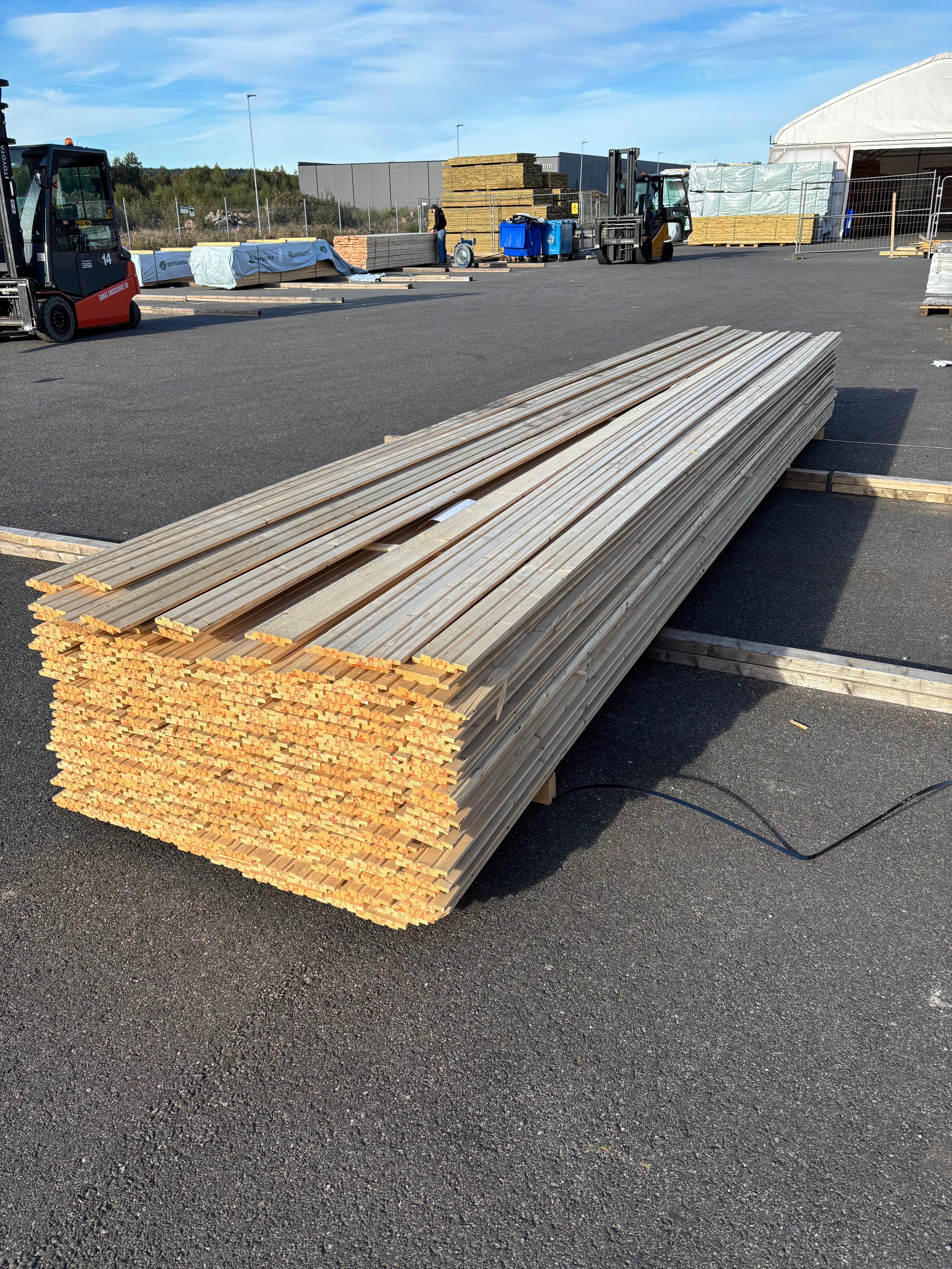 Paket Uppsala­panel 21x115mm – 224 st 5,40 m (gran, obehandlad)