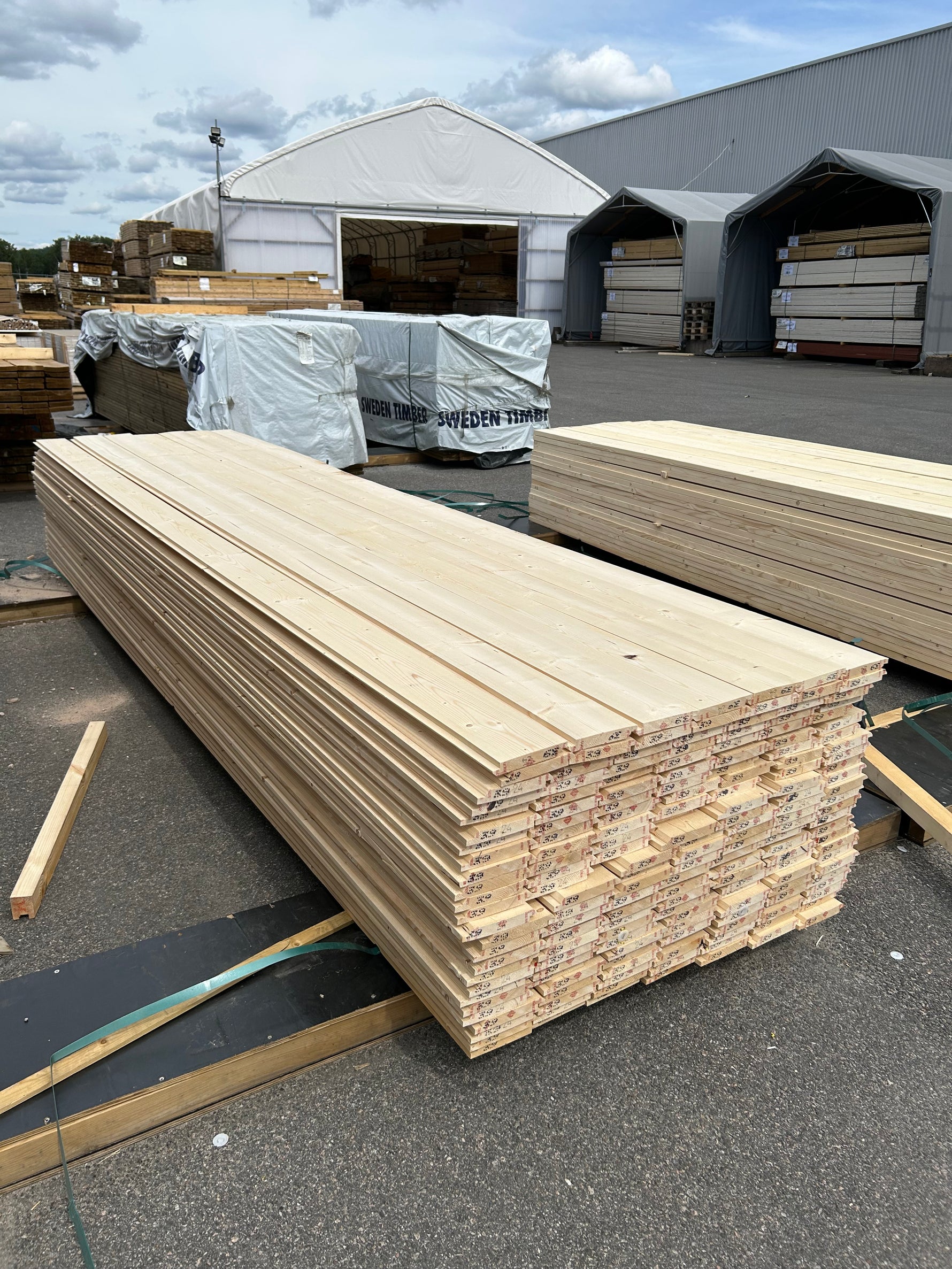 Paket Dubbelfas Halvspont 22x145mm 3,90m 175 st Obehandlade