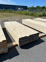 Paket Finsågade Brädor 28x120mm 3.0m 116st Obehandlade