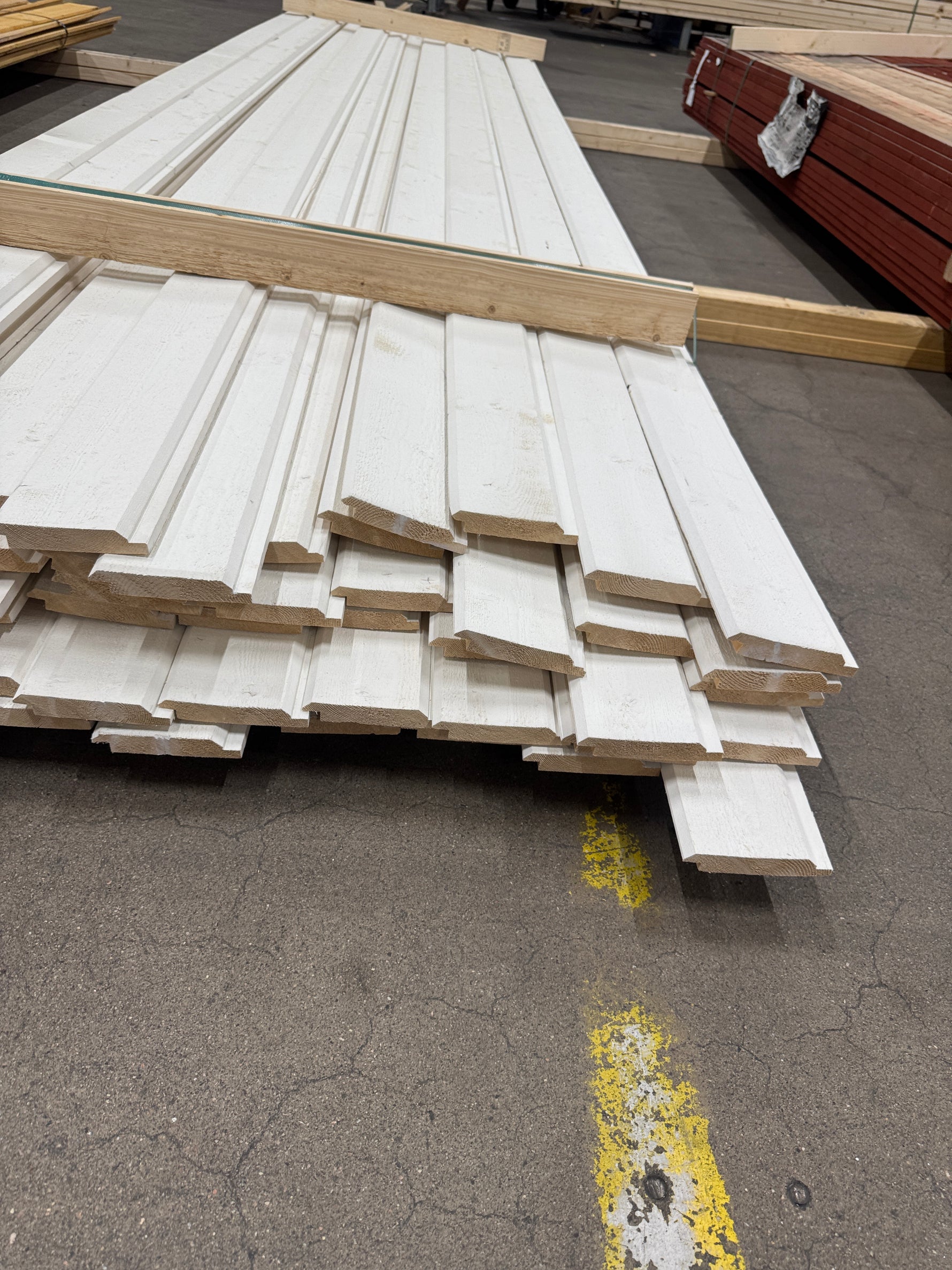 Paket Ytterpanel Dubbelfas Fals 22x120mm 4,50m – 53 st Vit