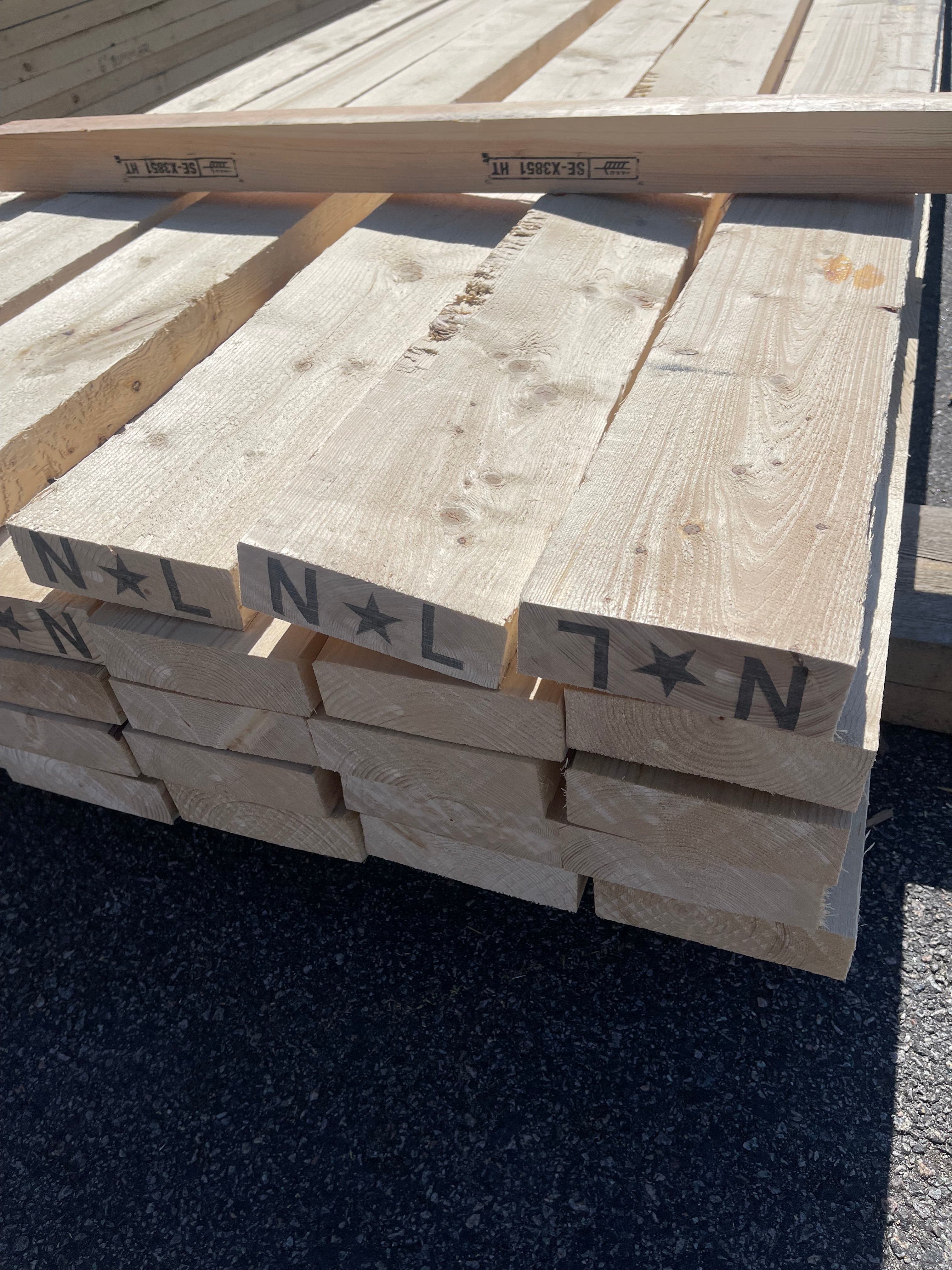 Paket Reglar Ohyvlade 47x150 mm – 4,20 m – 34 st