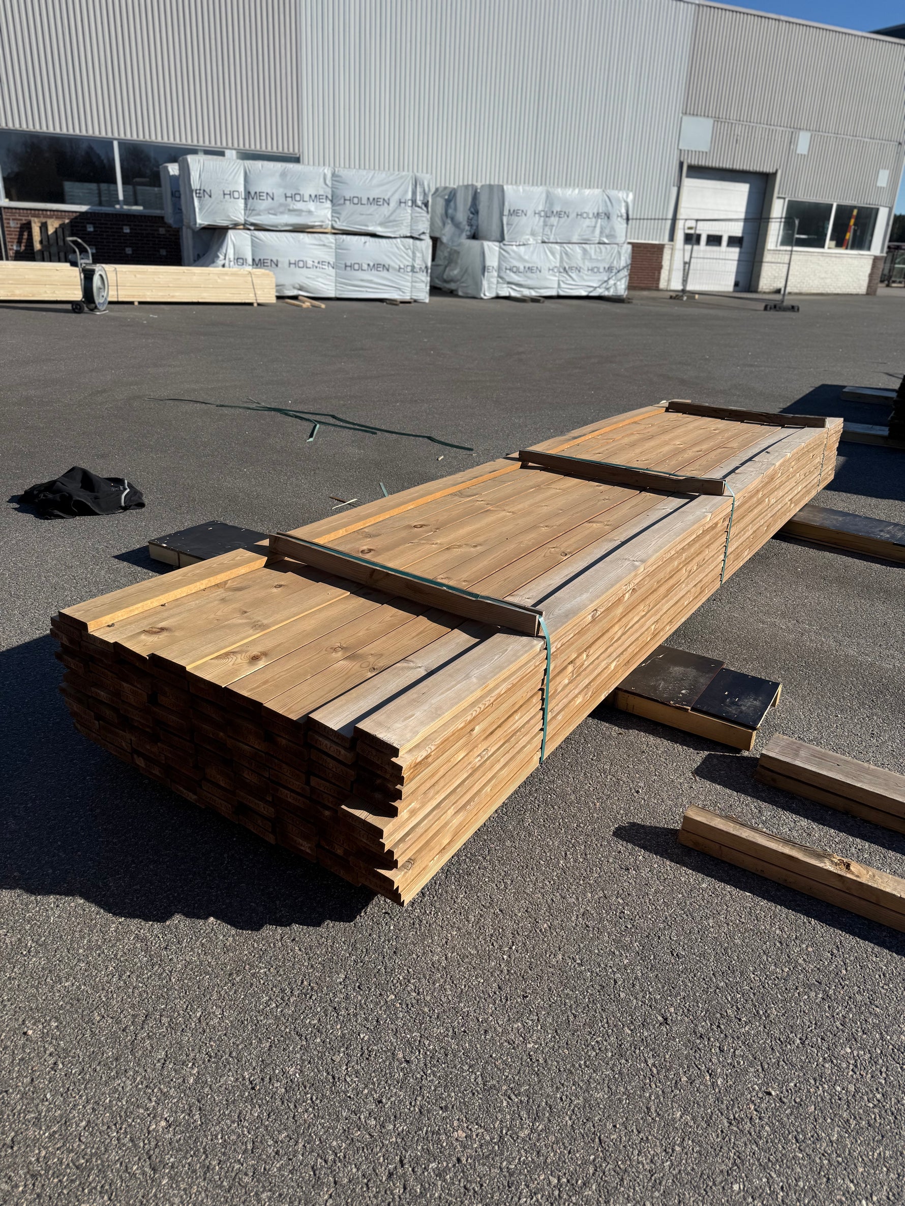 Paket Brunimpregnerad Trall 28x120mm, 108st 4,80m - Spirec