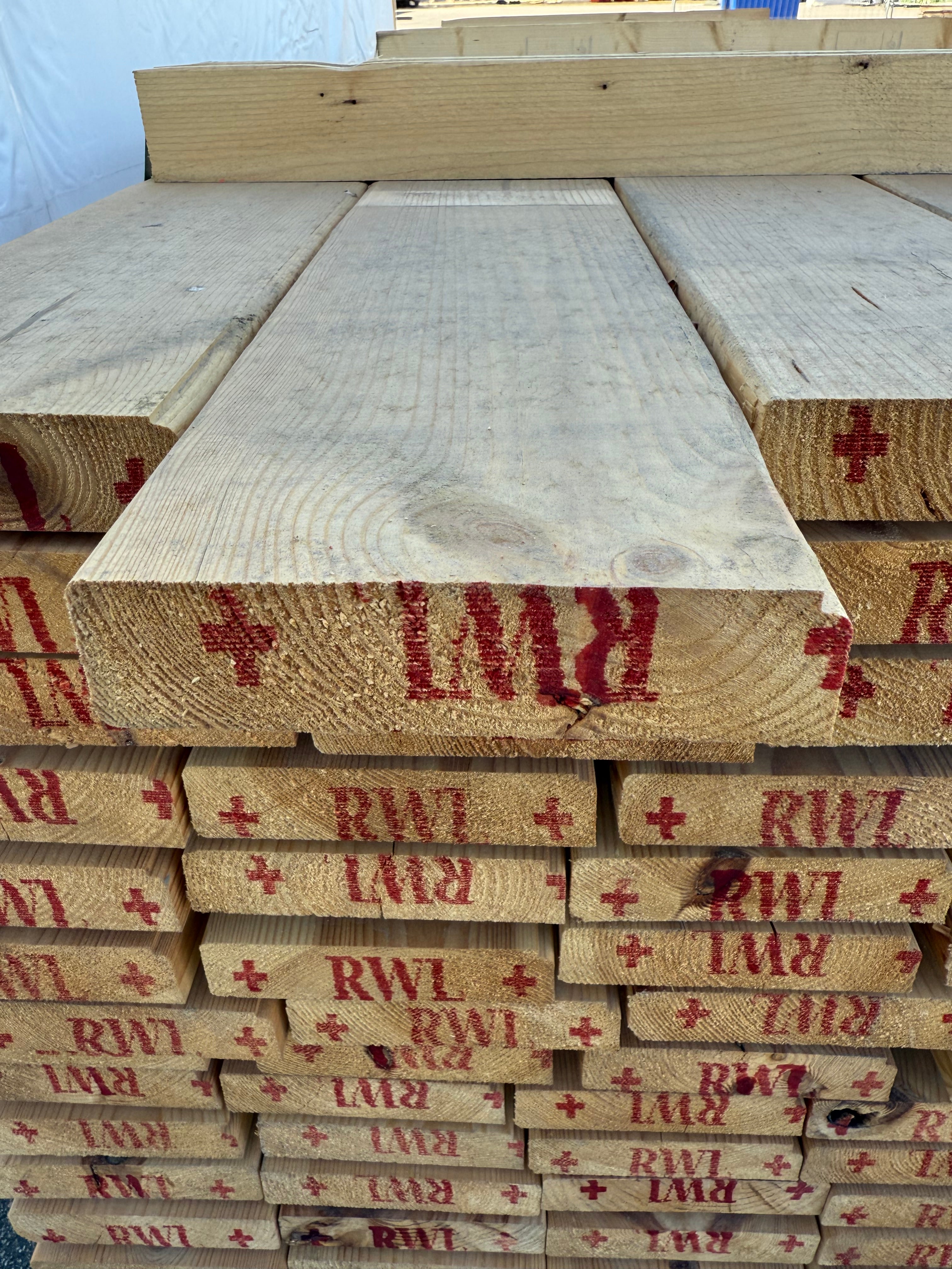 Paket Trall 34x145mm 98st 3.60m Furu Obehandlad