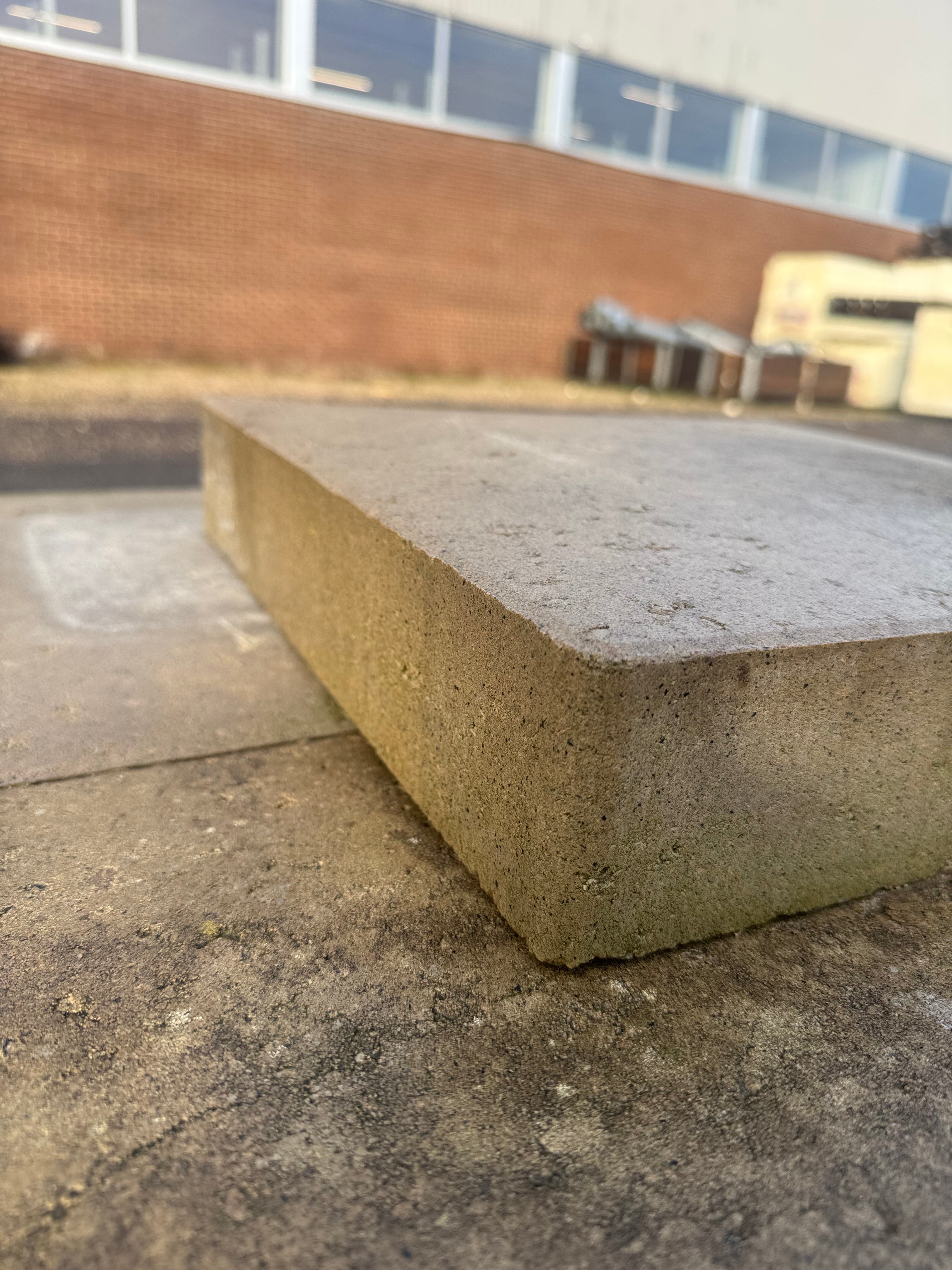 Parti Stolptopp Patina 400×400×80 mm – Grå (24 st)