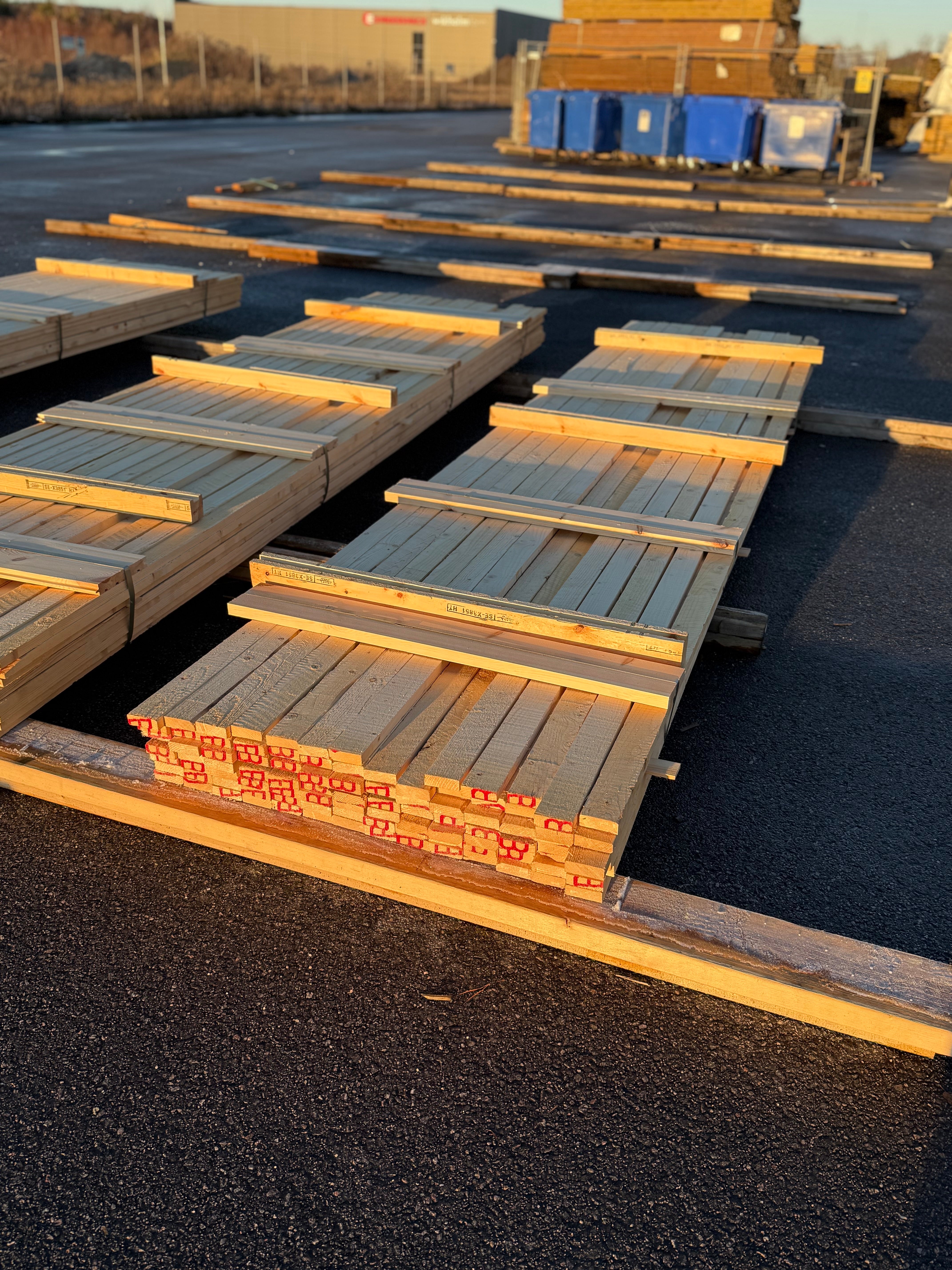 Paket Brädor 19x63mm – 96 st (4,20 m, gran, ohyvlad/råsågad)