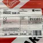 Paroc SSB 2t Stegljudsskiva 20mm – 129,6 m²/paket