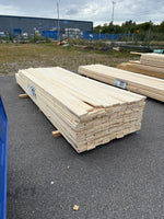 Paket Finsågade Brädor 22x120 mm – 3,00–3,60 m (Andra sortering)