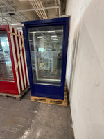 Inåtgående altandörr Vänsterhängd, Trä/Aluminium – 1080 × 2080 mm- Blå