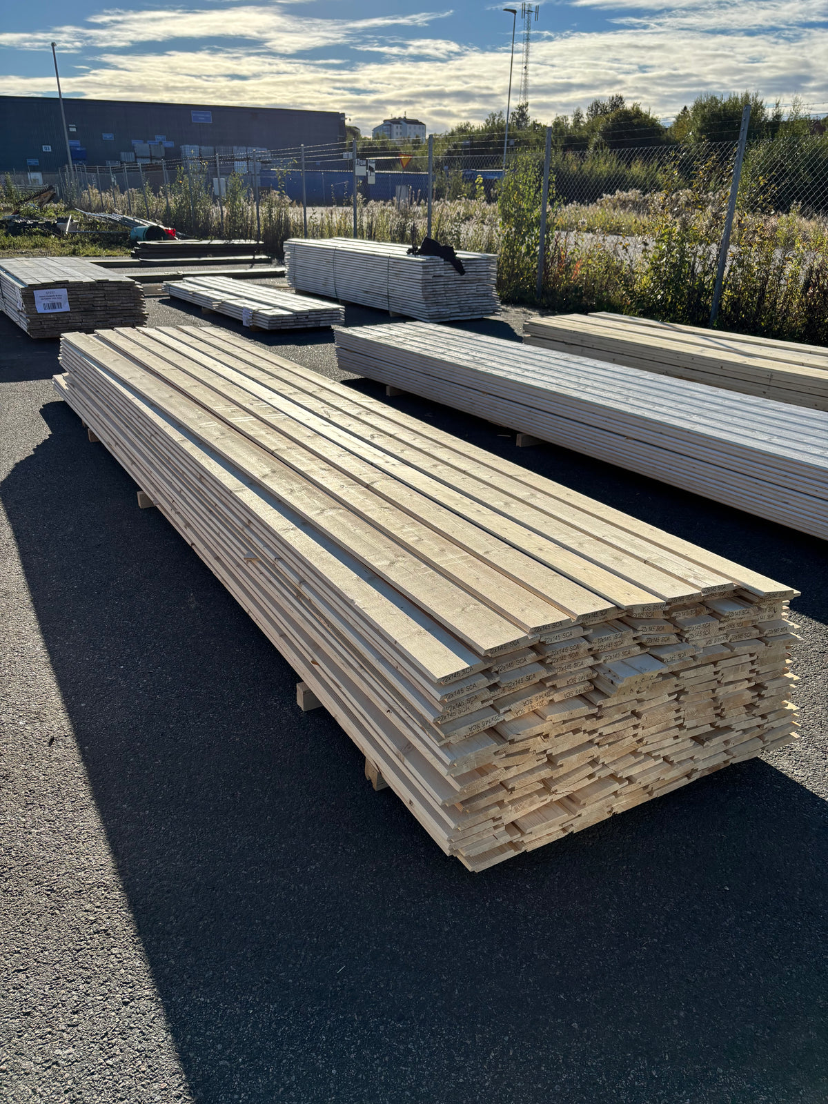 Paket Spårpanel 22x145mm 4,80–5,40m 151st (Andra Sortering)