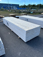Paket Finsågade Brädor 22x95mm 3,60m 286st Vit Mellanstruken