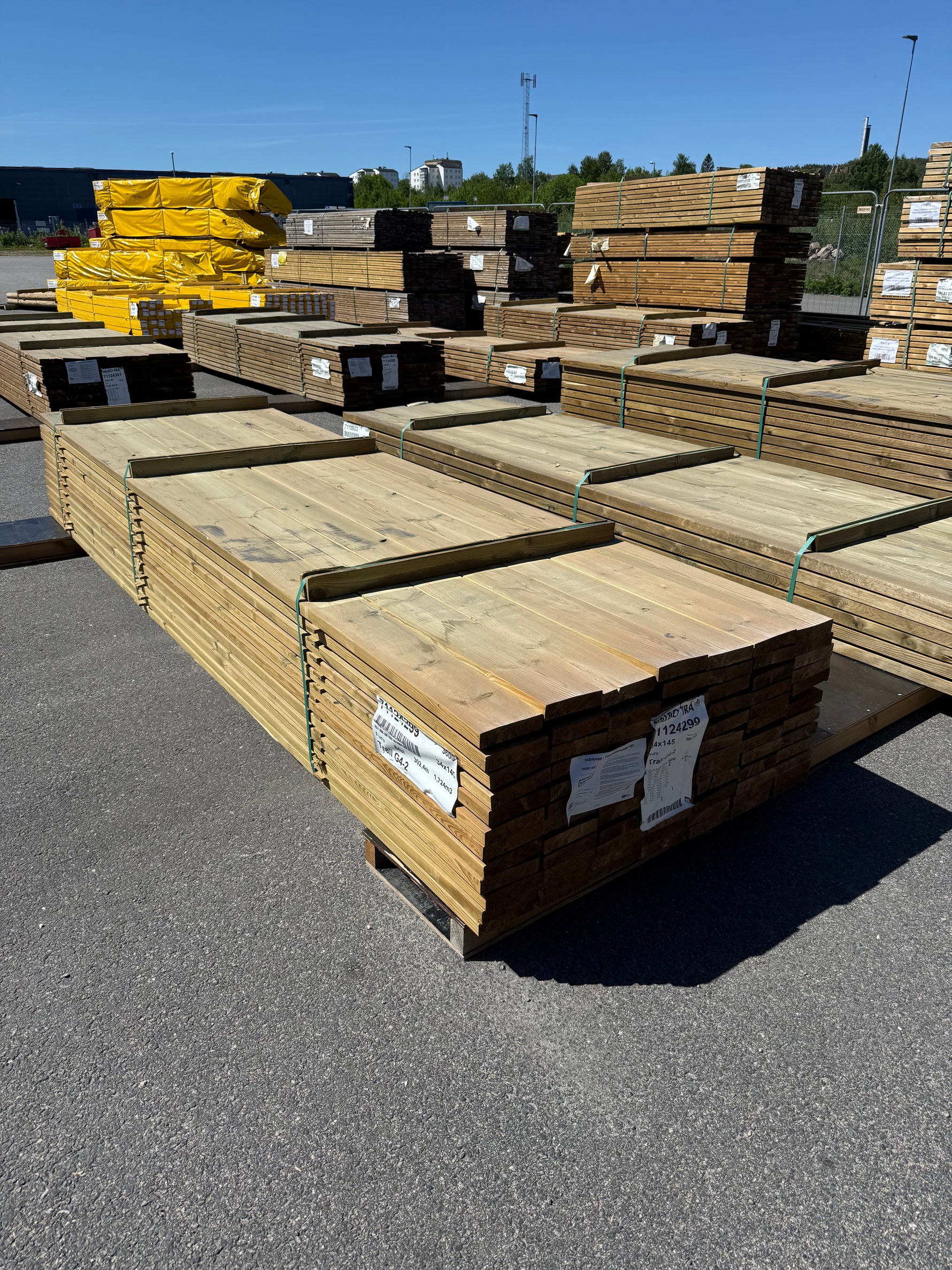 Paket Tryckimpregnerad Trall 34x145mm, 84st 3,60m (G4-2)