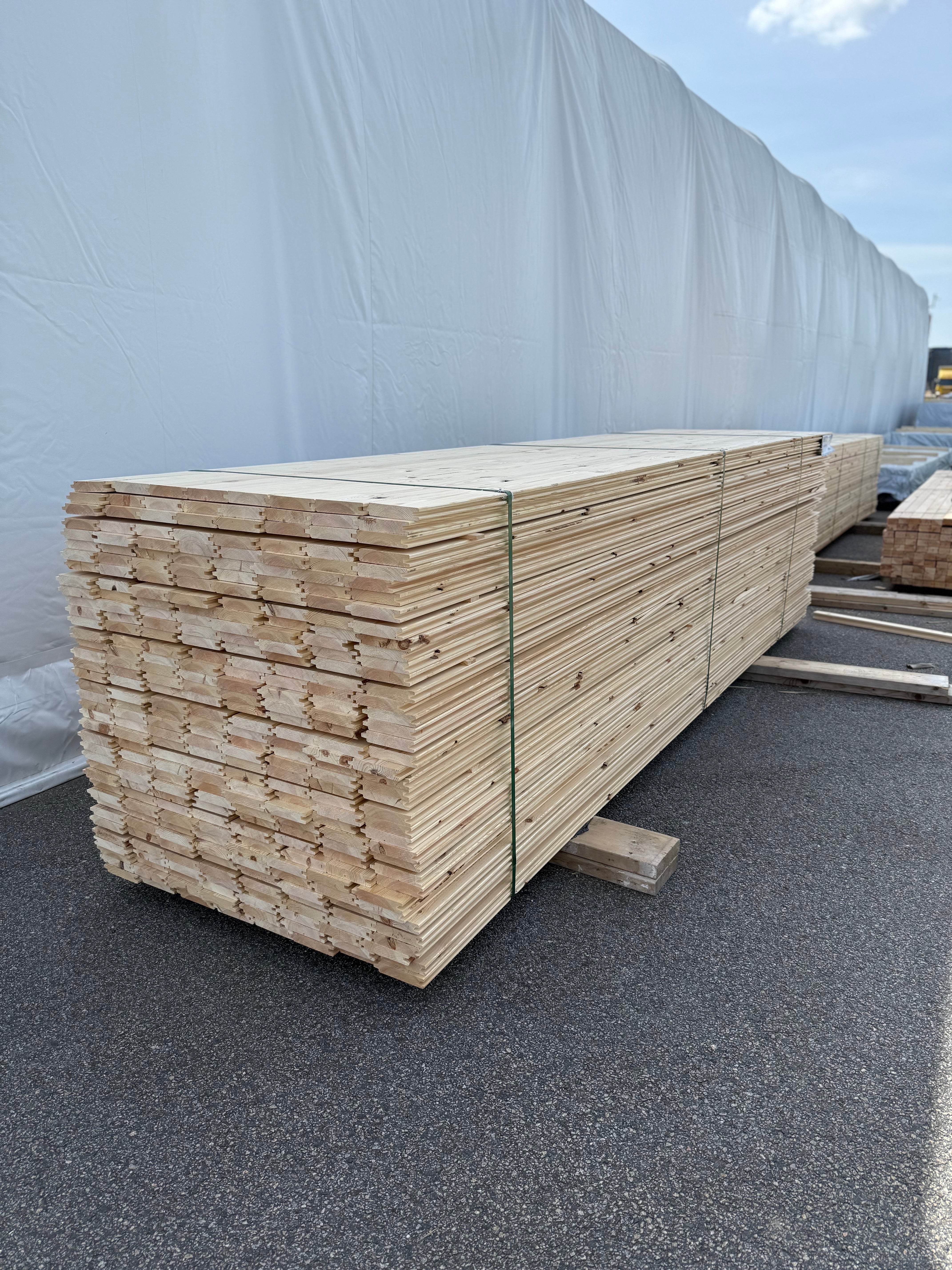 Spontad Panel Hyvlad 27x145mm, Obehandlad