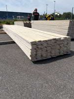 Paket Ytterpanel Enkelfas Halvspont 22x120mm, 134st 5.10m Grundmålade