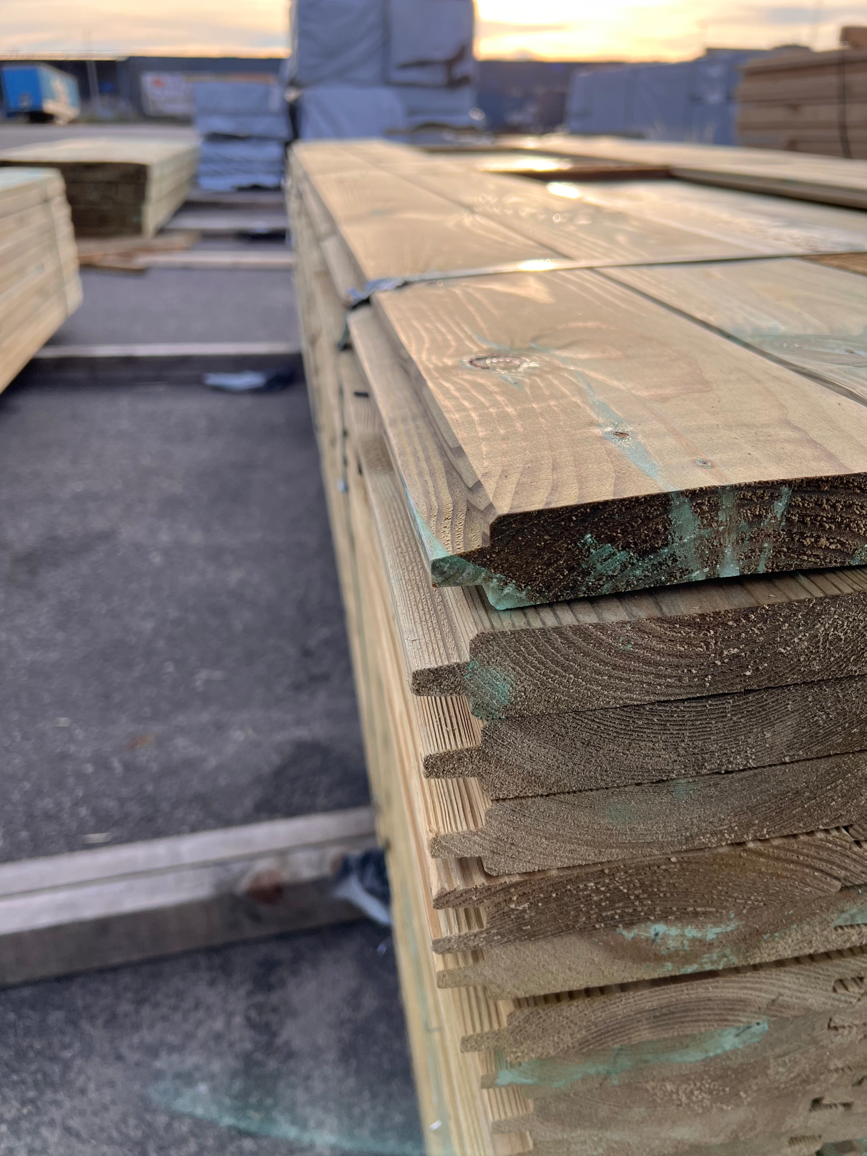 Paket Spontad Panel Tryckimpregnerad 27x145mm – 165 st (3,0 m, Furu, B-sortering)