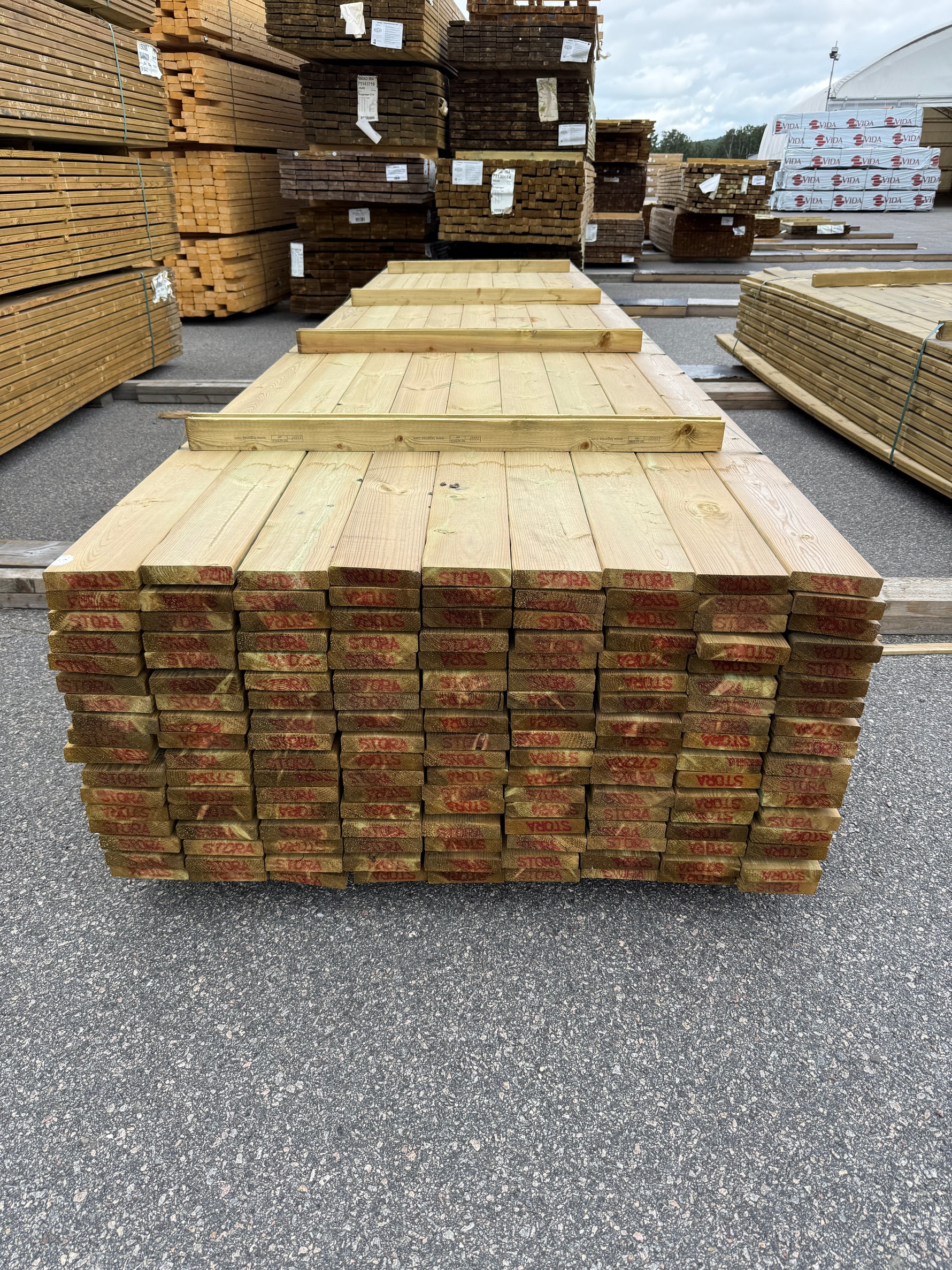 Paket Tryckimpregnerad Trall 28×120mm, 153st 4,80m (G4-2)