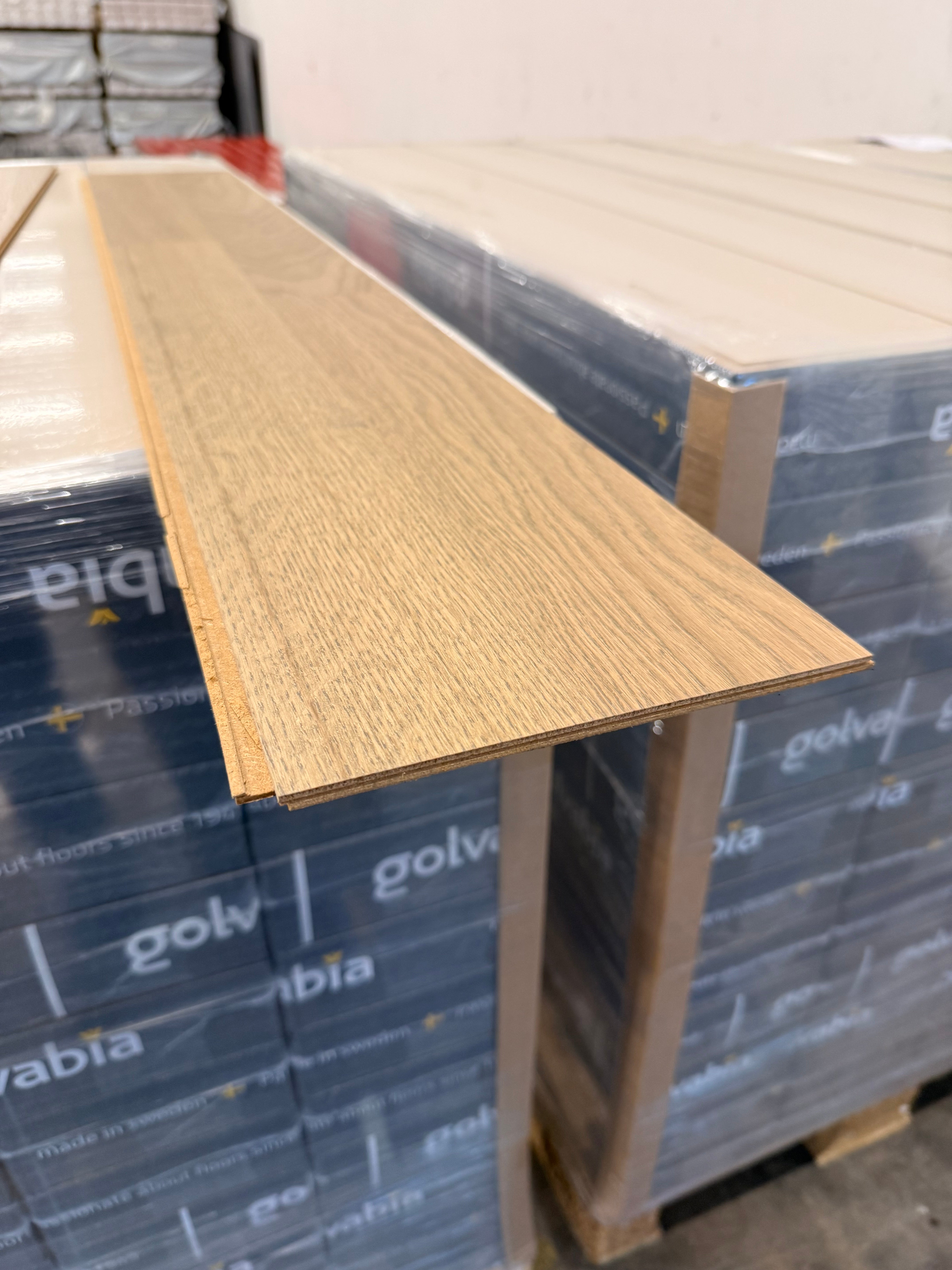 Parkettgolv Ek Elegant Grå – 2-stav