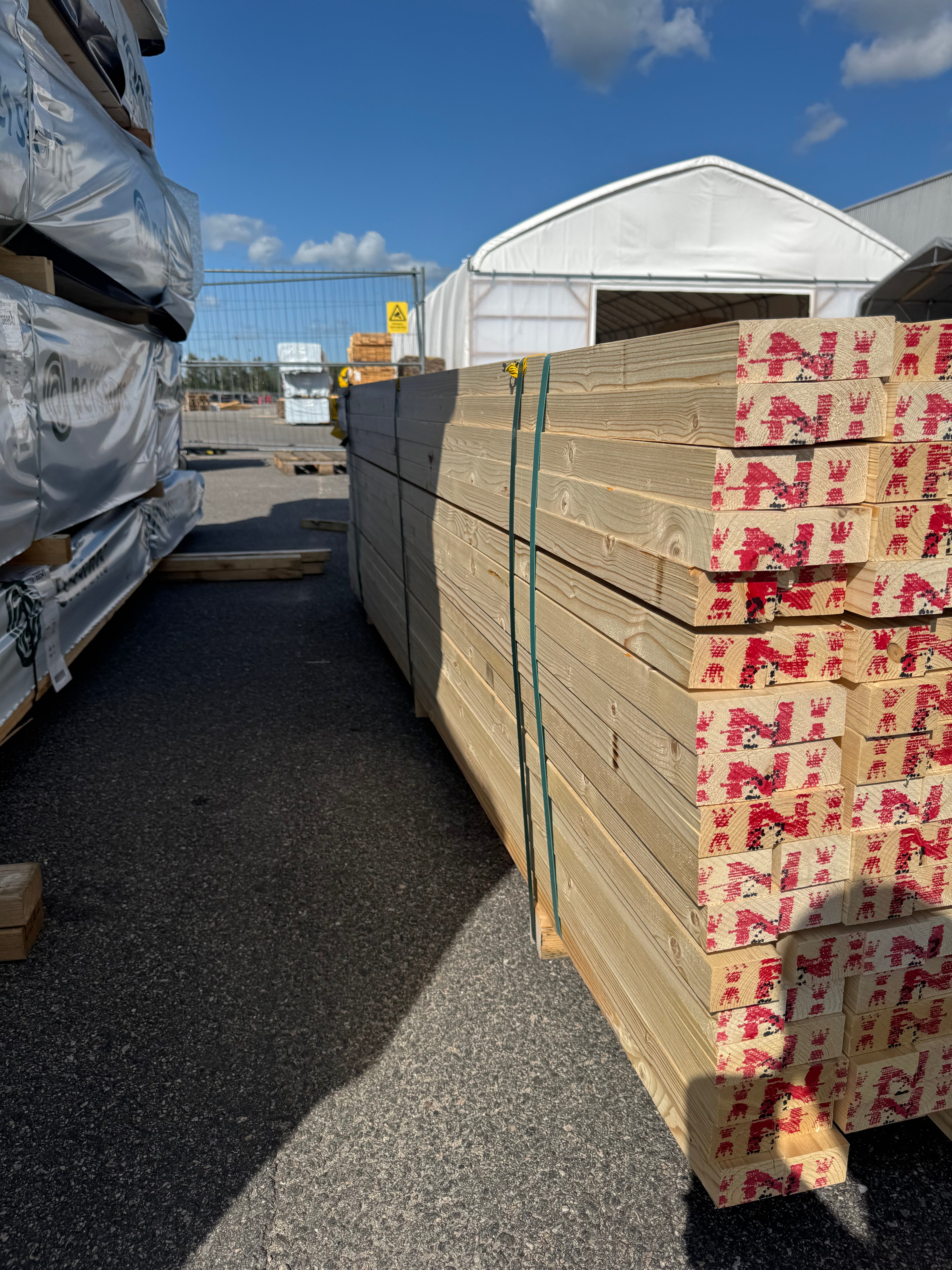Paket Reglar 40x60 – 272st (2.70 m) – Obehandlad