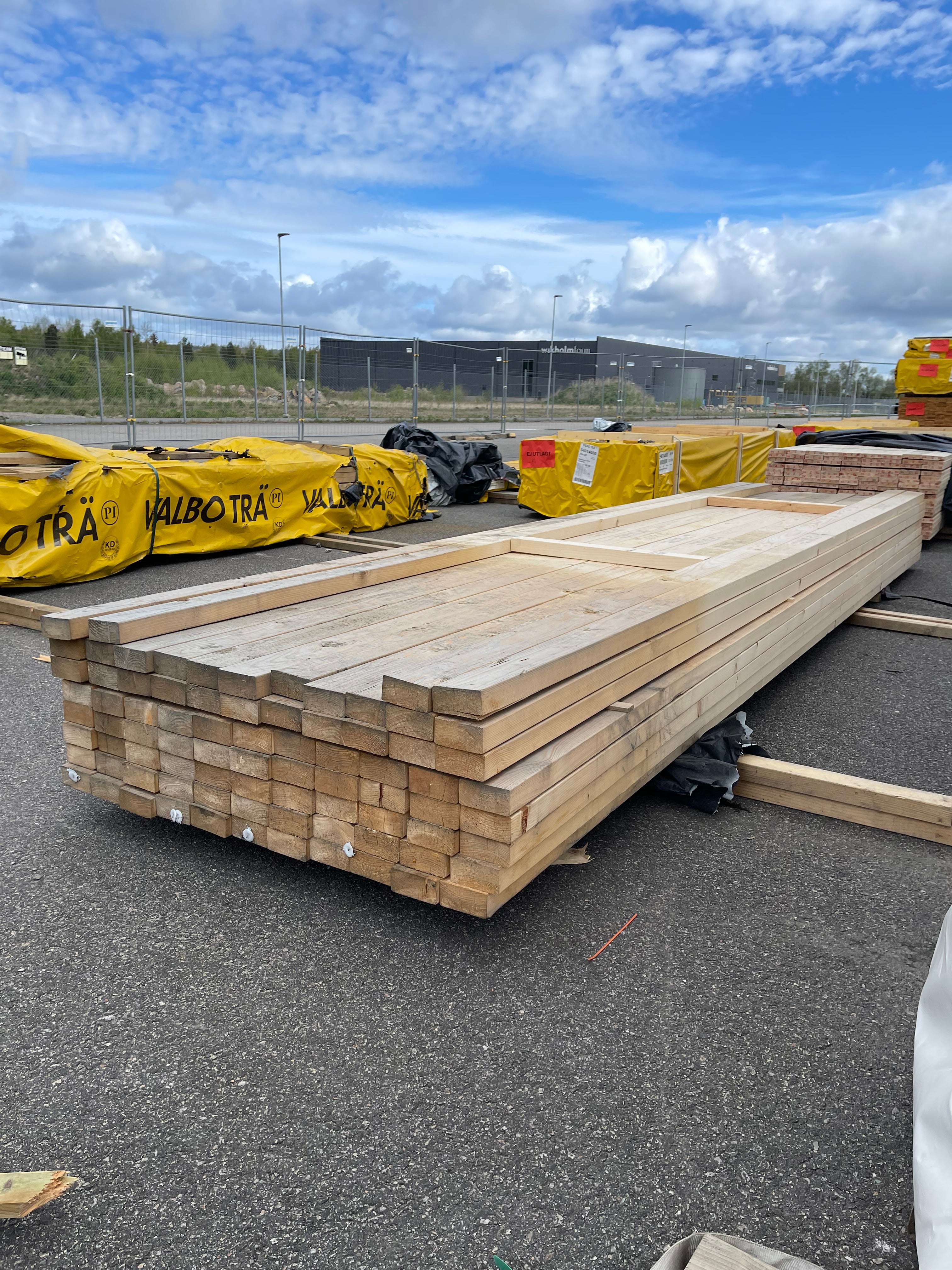 Paket Reglar 45x95 mm – 4,80 m – 81 st – Obehandlad