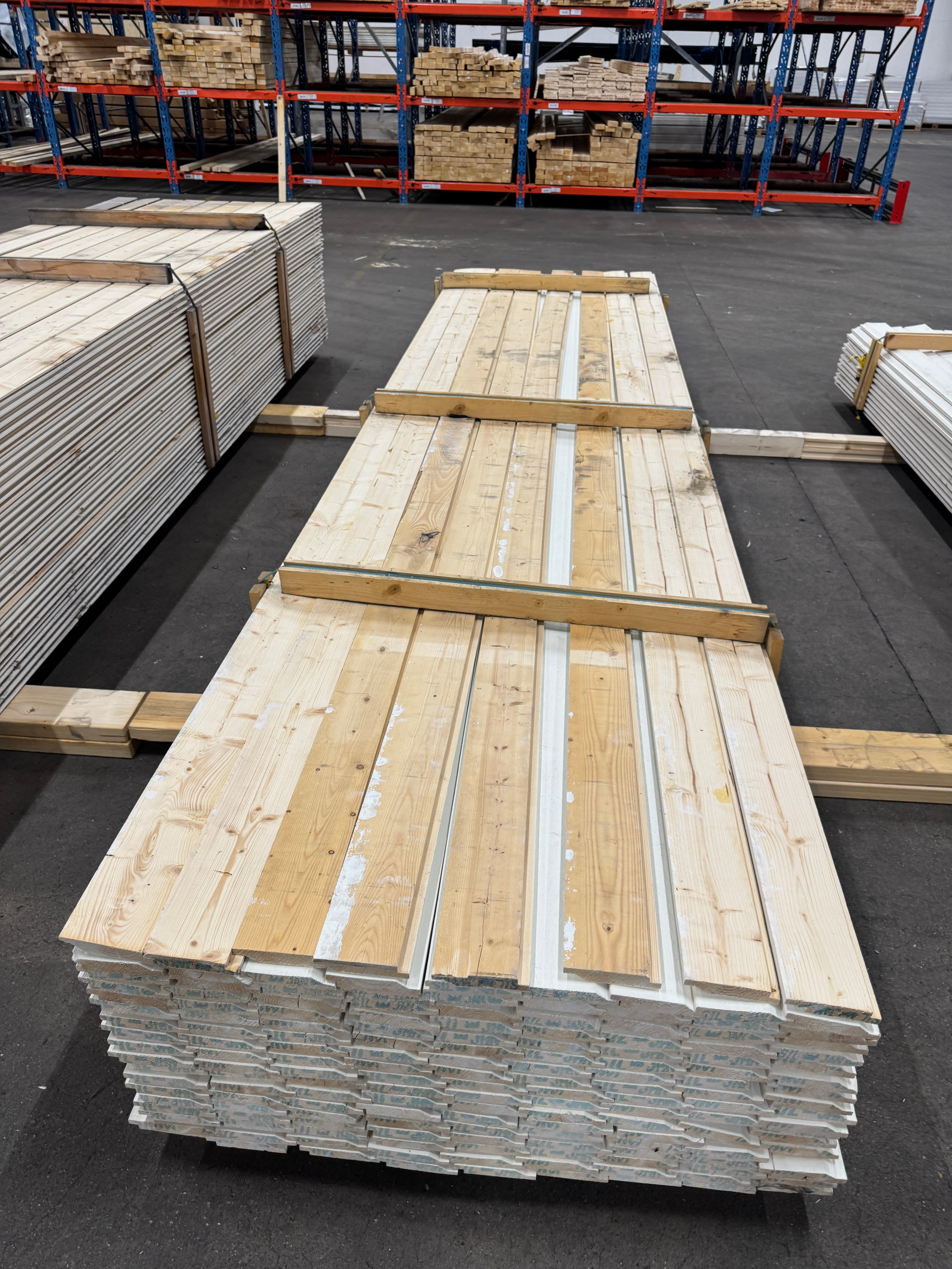 Paket Ytterpanel 22x120mm Vit – 161 st 4,20 m