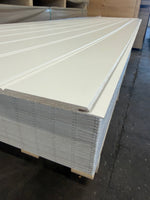 Vitmålad Inomhuspanel 6x620x2435mm Pärlspont Dekor