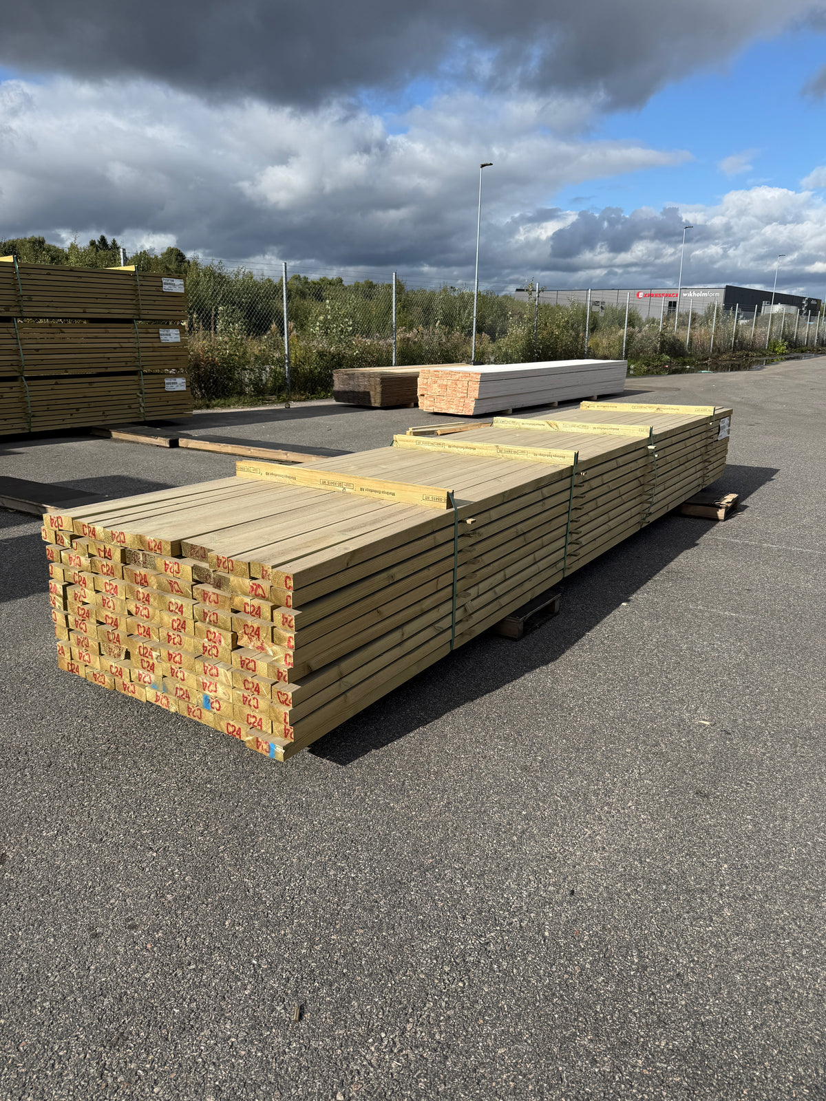 Paket Tryckimpregnerade Reglar 45x70mm, 140st 5,10m
