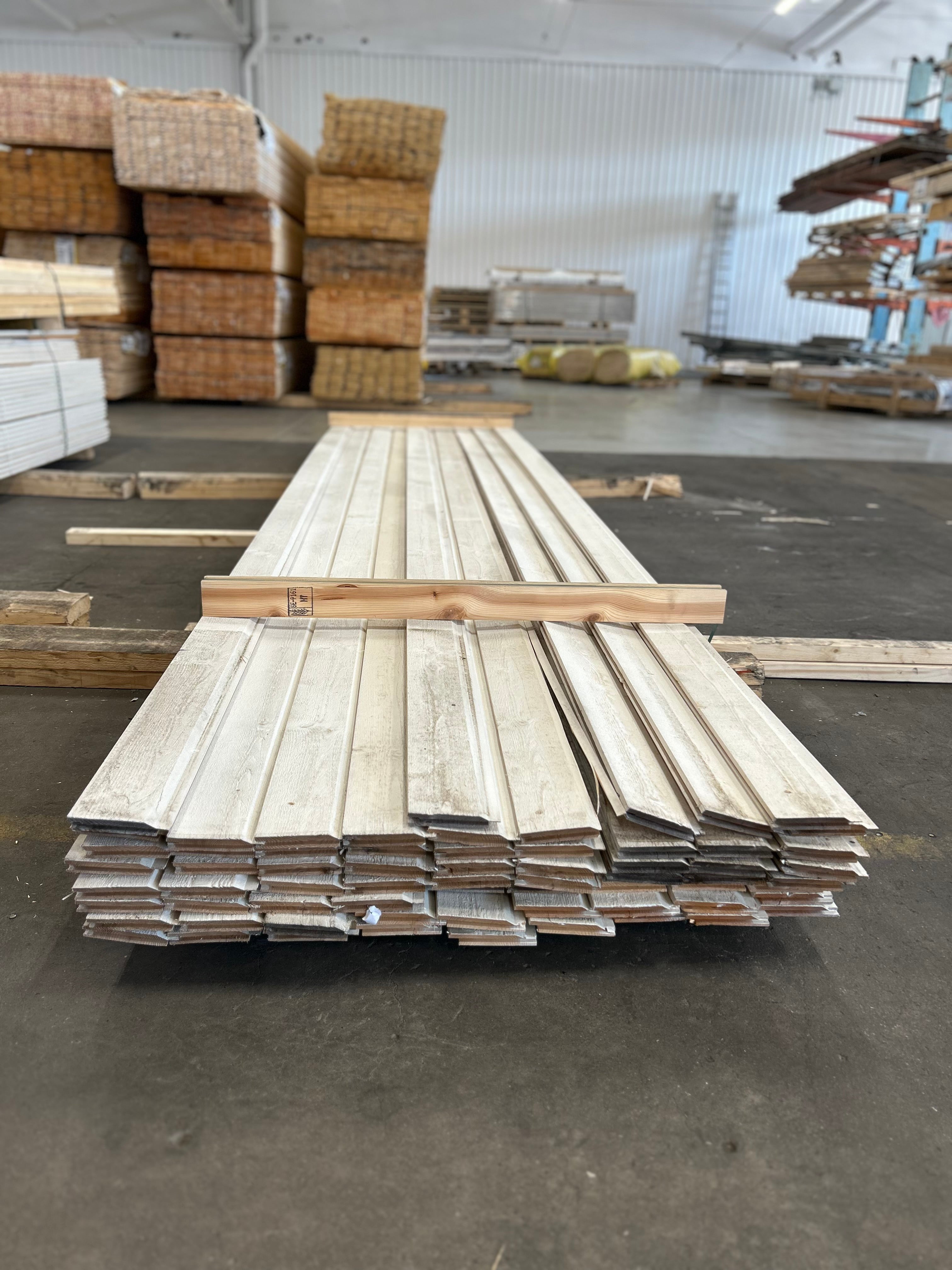 Paket Enkelfasspont Ändspont 22x120mm 5.40m 66st Grundmålad