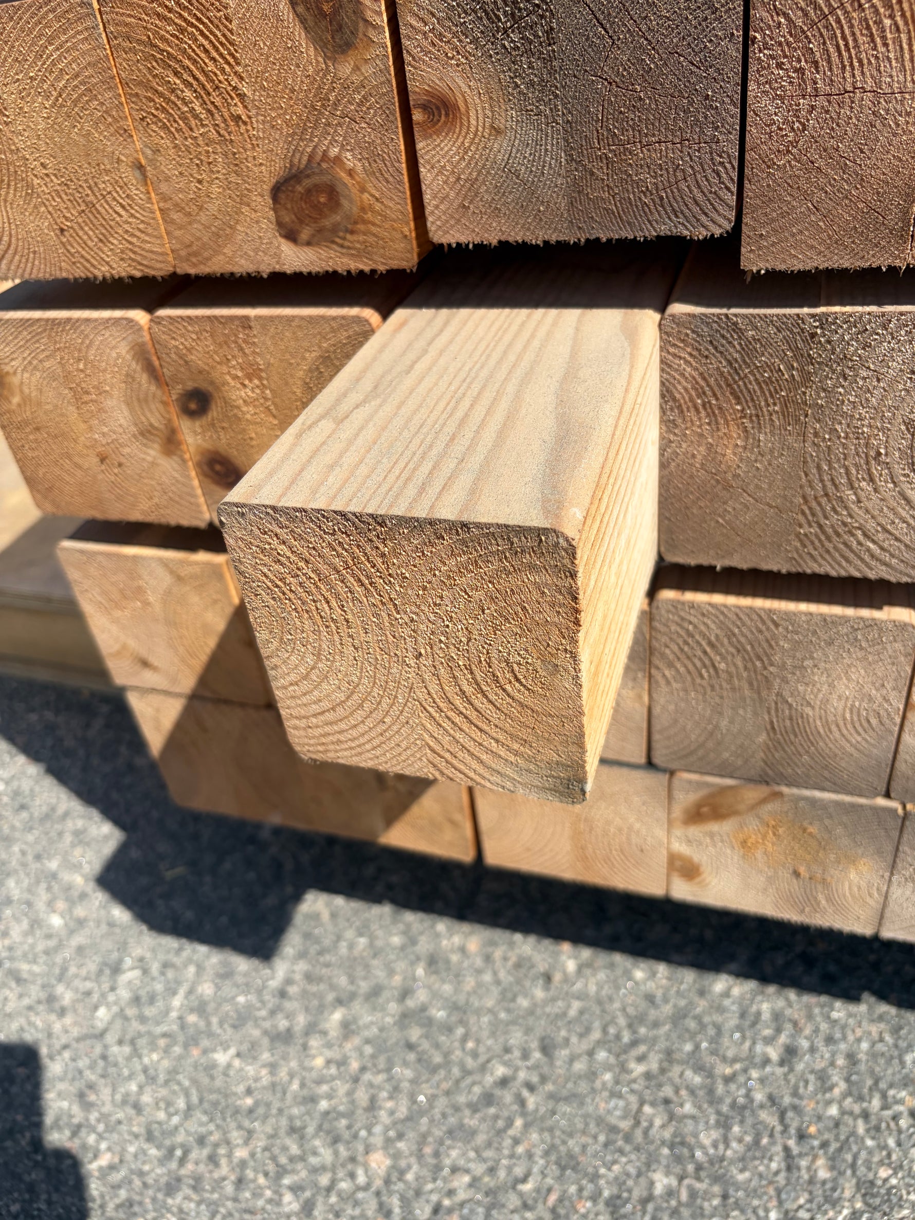 Paket Limträstolpar 92x92mm, 3,58m 64st (Furu)