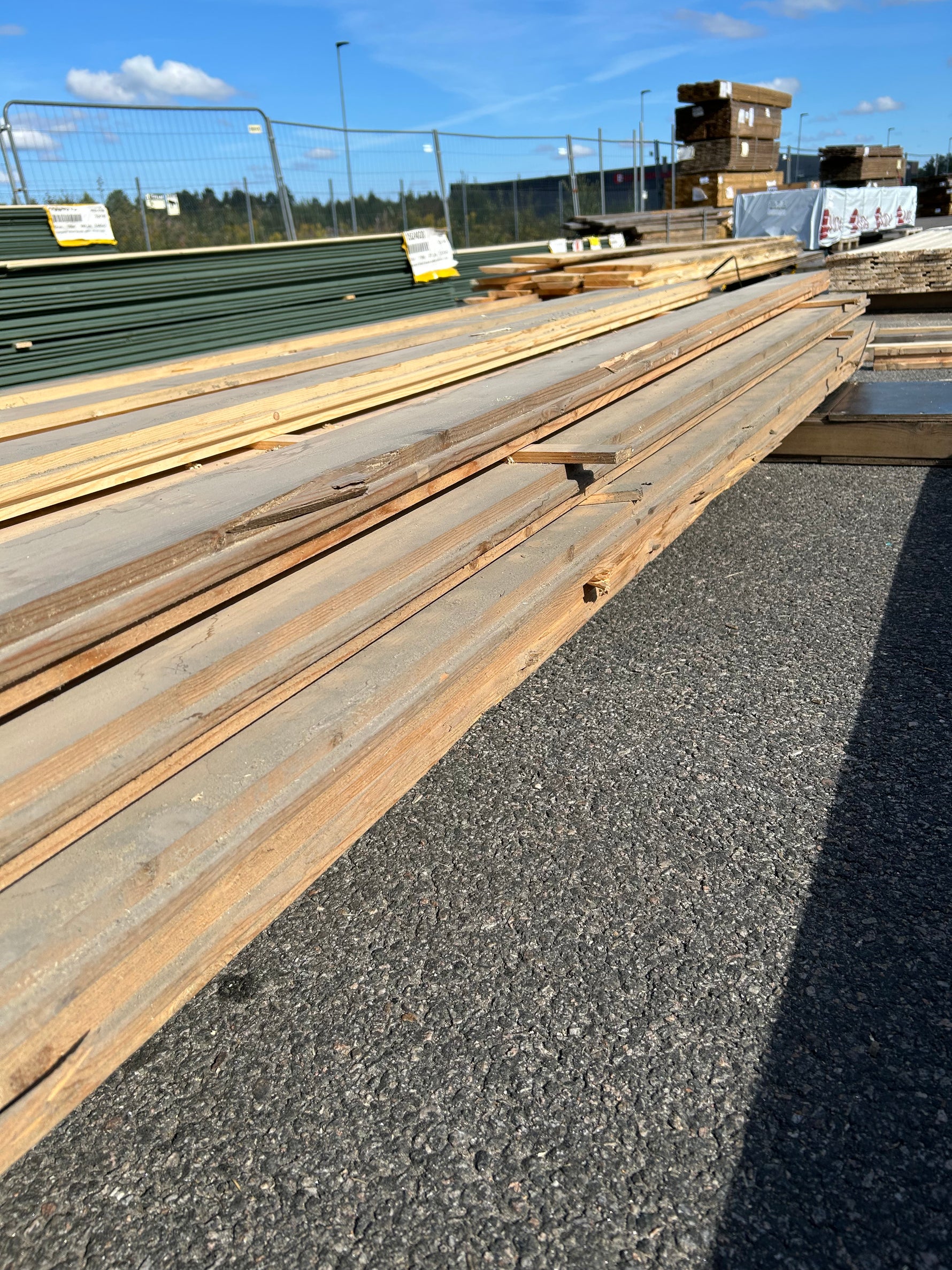 Paket Slätspont 45x120mm 3,90m 28st Väderbitet