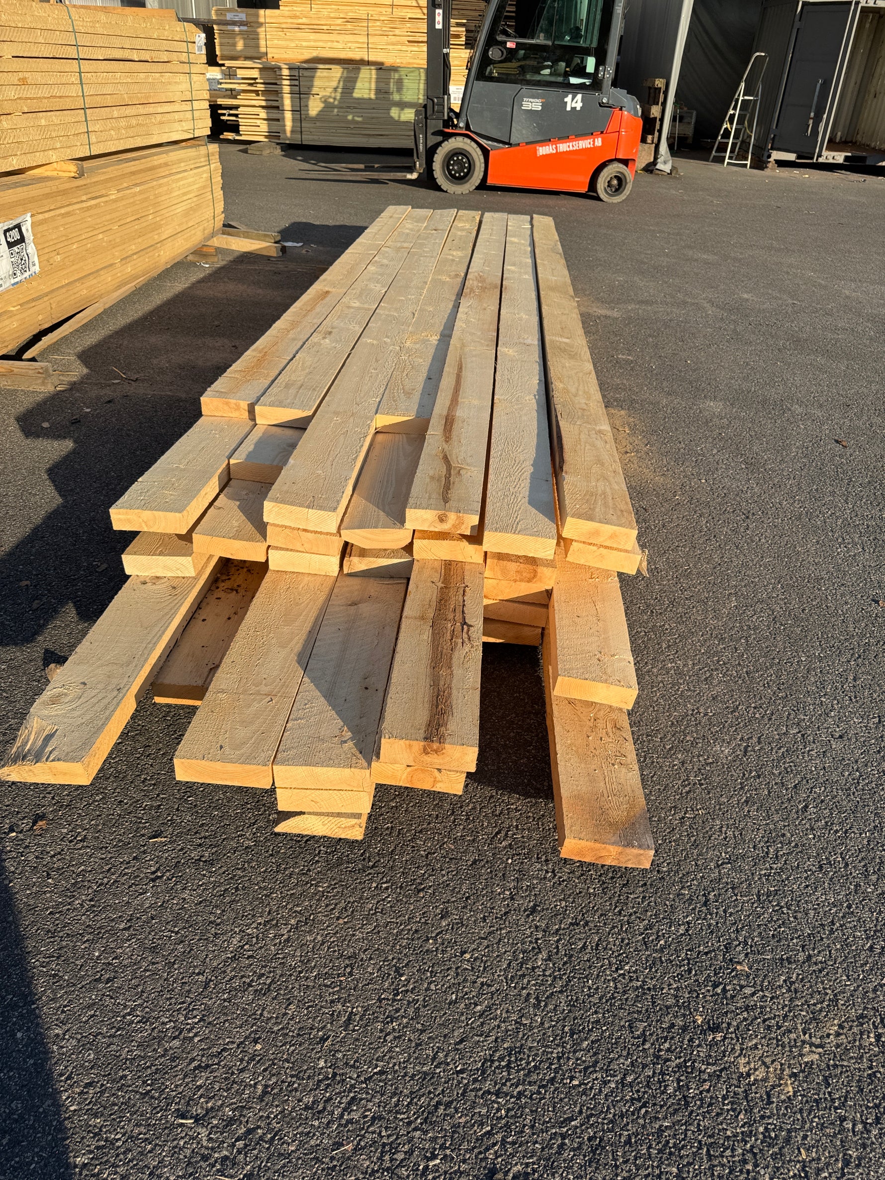 Paket Ohyvlade Reglar 50x150mm (4,20-5,40m) 42st Gran