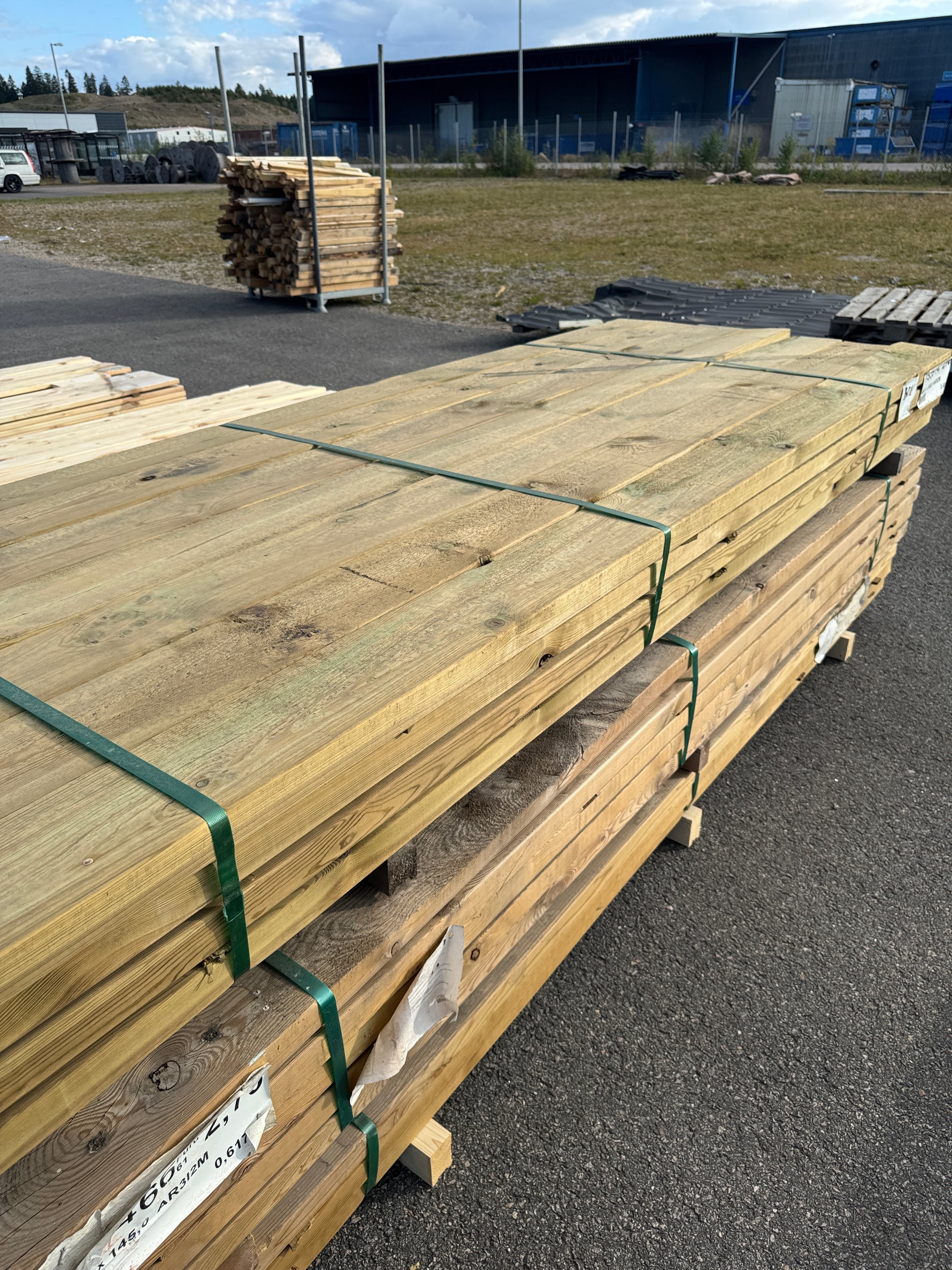 Paket Reglar 45x145 – 84st – 2.70 m – Tryckimpregnerade